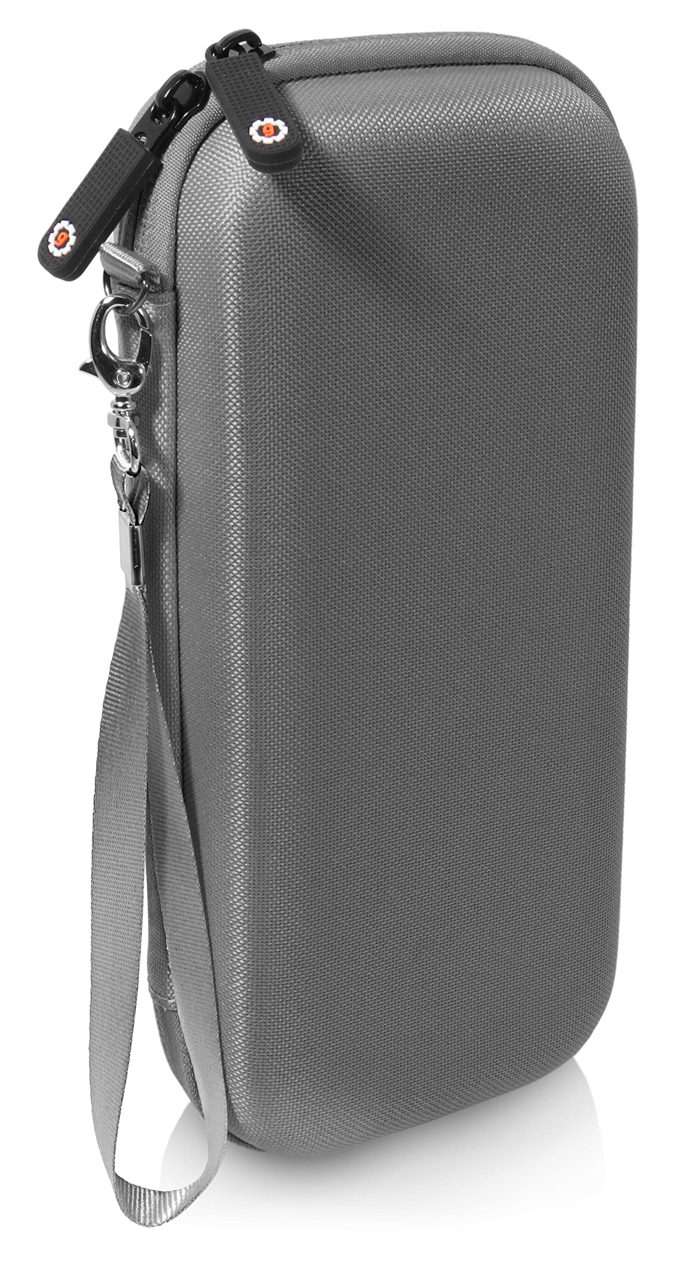 GETGEAR Case for Nintendo Switch Lite, divide panel for extra Screen protection, Switch Game card holders, mesh accessory pocket (Gray) GETGEAR