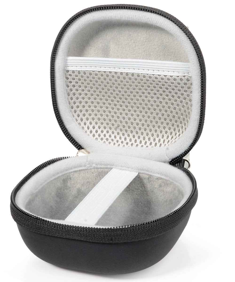 WGear Original Designed Case for Bose Wireless Noise-Masking Sleepbuds, Secure and Easy to use Protective Strap, Mesh Pocket for Cable, Compact and Strong case with Detachable Strap, Black WGear