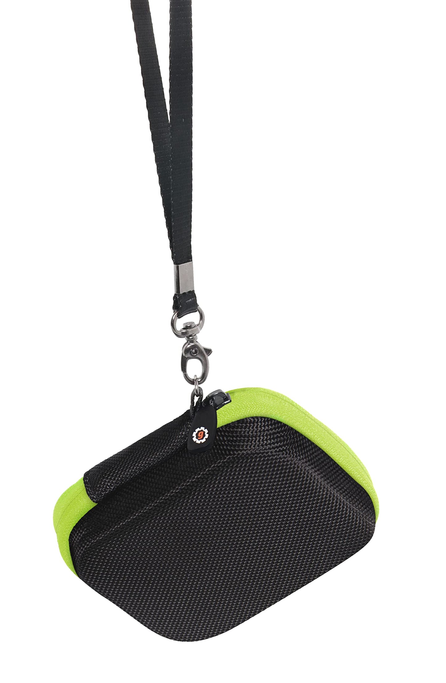 getgear Case for ZOLEO Satellite Communicator, Designed case with Size and Shape Matching, Black case Contrasted with Green Zip GETGEAR