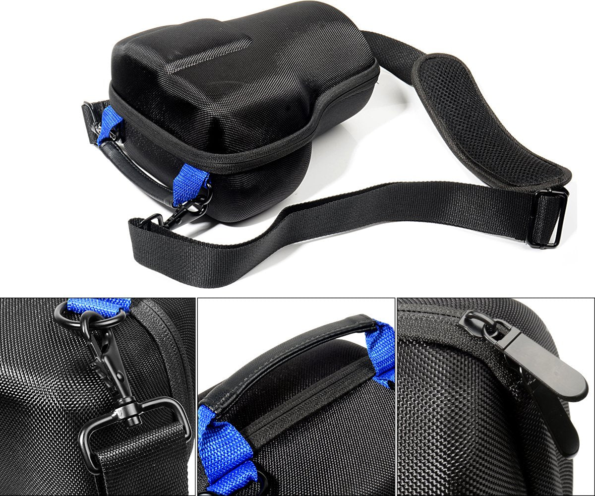 WGear DSLR Camera Lens kit Semi Hard Case for Canon EOS 7D 6D 5D Mark II III IV 5DS R EF 24-105mm f/4 F4 L is USM EF 24-70mm f/2.8L II USM DSLR Lens Kit, Strong, Removal Padding, Hand/Shoulder Strap WGear