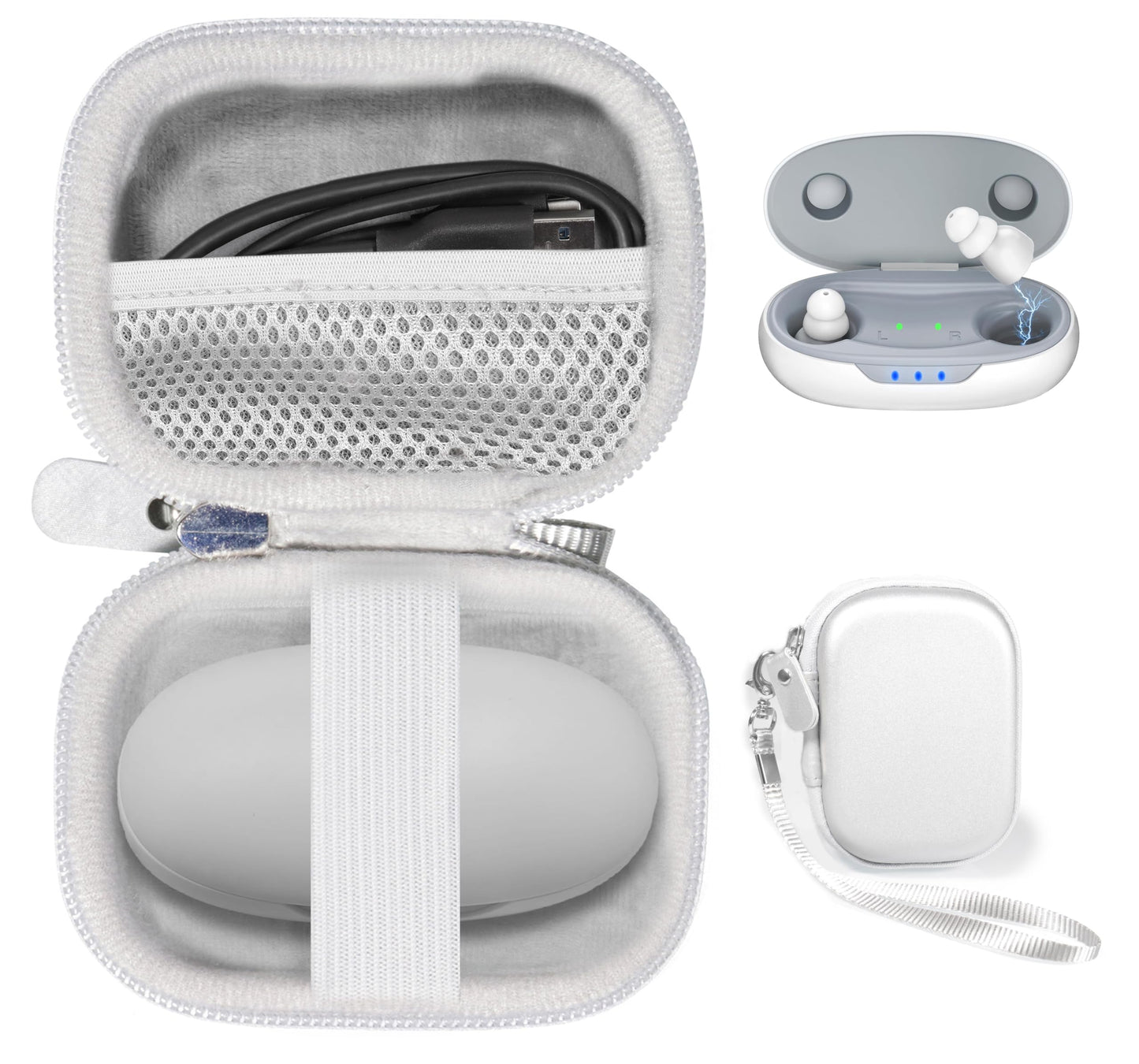 GETGEAR Case for NVBOTY M3111 OTC Hearing Aids for Seniors-Hearing Aids with Digital Chips GETGEAR