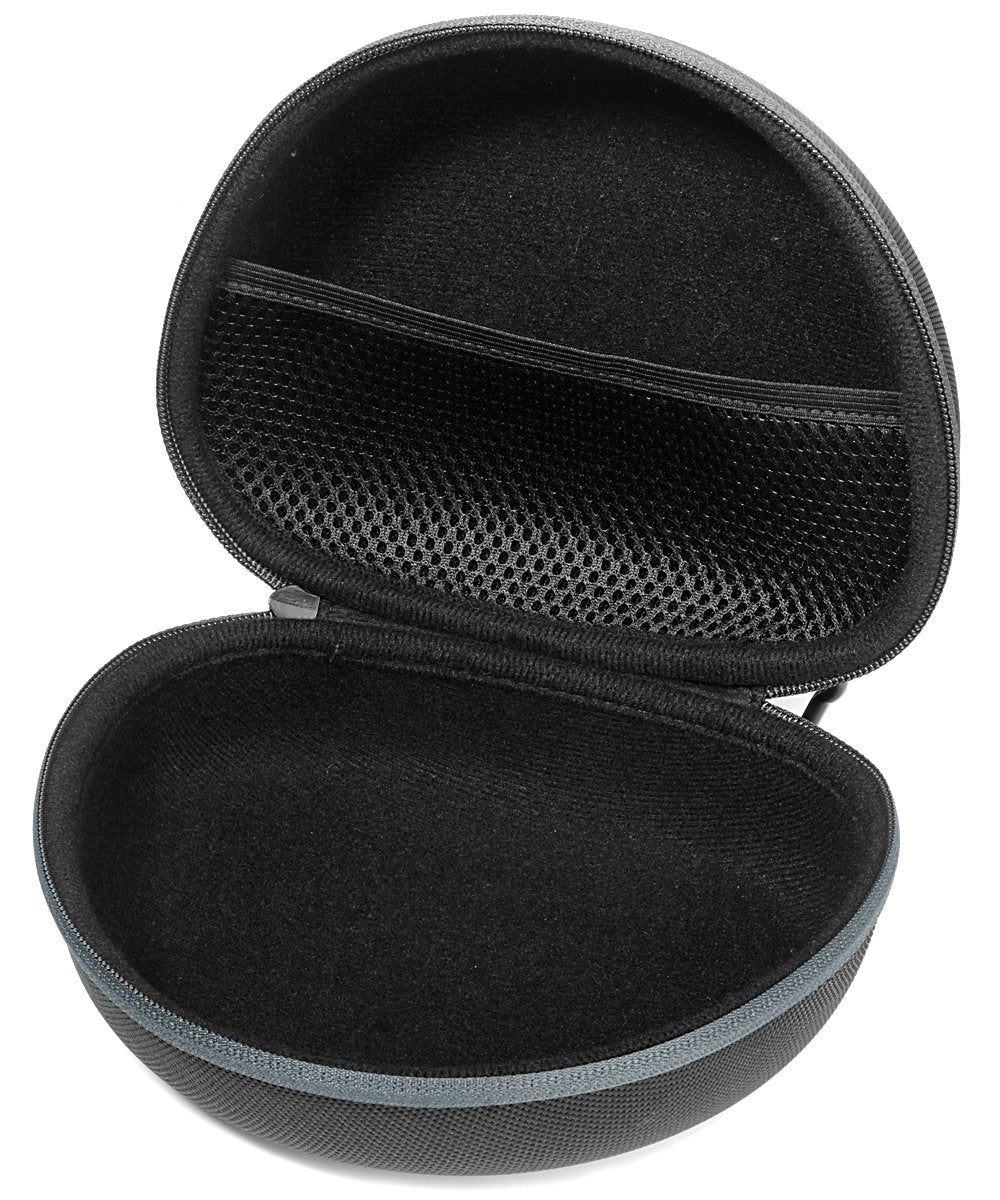 Foldable Headphone Case for Studio3, Studio2, Studio, Mpow 059/ Mpow H1/H2/H5/Thor, Audio-Technica ATH-M50x/M50/M70X/M40x/M30x/M20x, Bluedio Turbine T2s, T2 & T2, Black+Gray Zip WGear