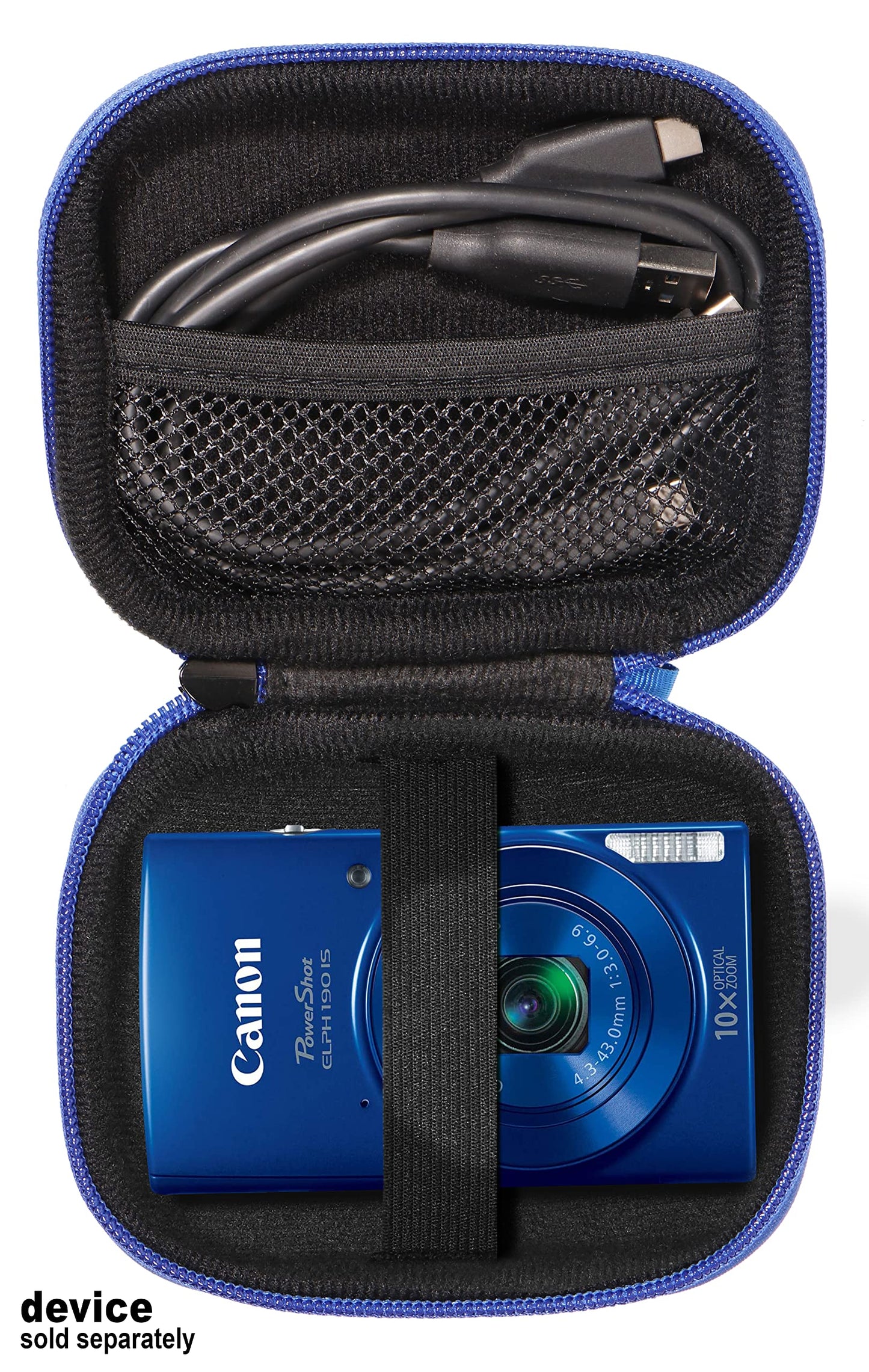 Sony W800/S, DSCW830; Canon ELPH180, ELPH190; Kodak PIXPRO FZ43, FZ53; Nikon COOLPIX L32 Digital Camera Case WGear