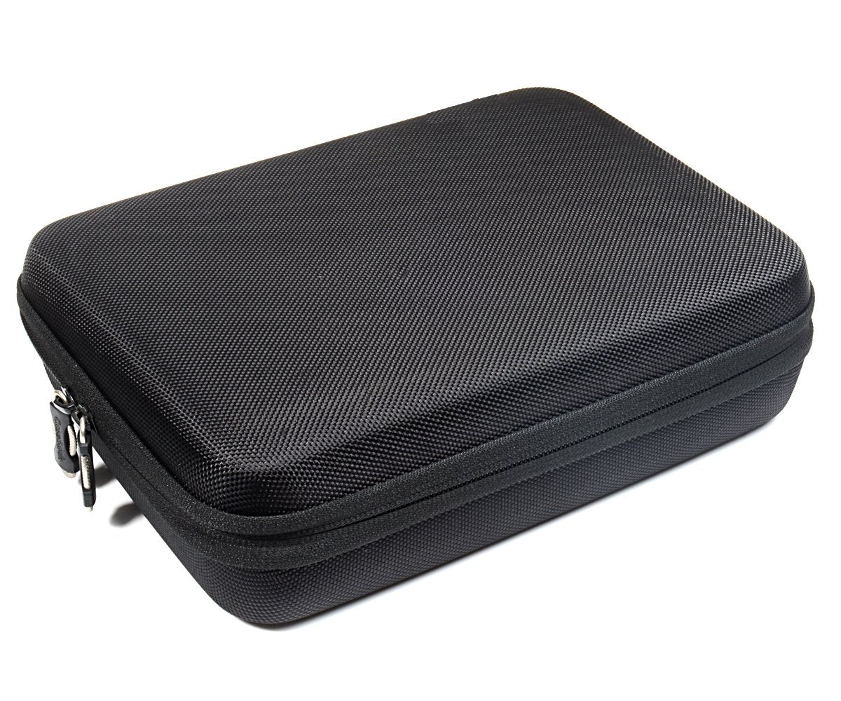 Professional Portable Recorder Case with DIY Foam Inlay for DR-05, DR-40, DR-22L, DR-100MKll, DR-1, Mini Tripod, Adapter, Mic Pop Windscreen, Smart Accessory Padding Solution for SD Cards, cabl WGear