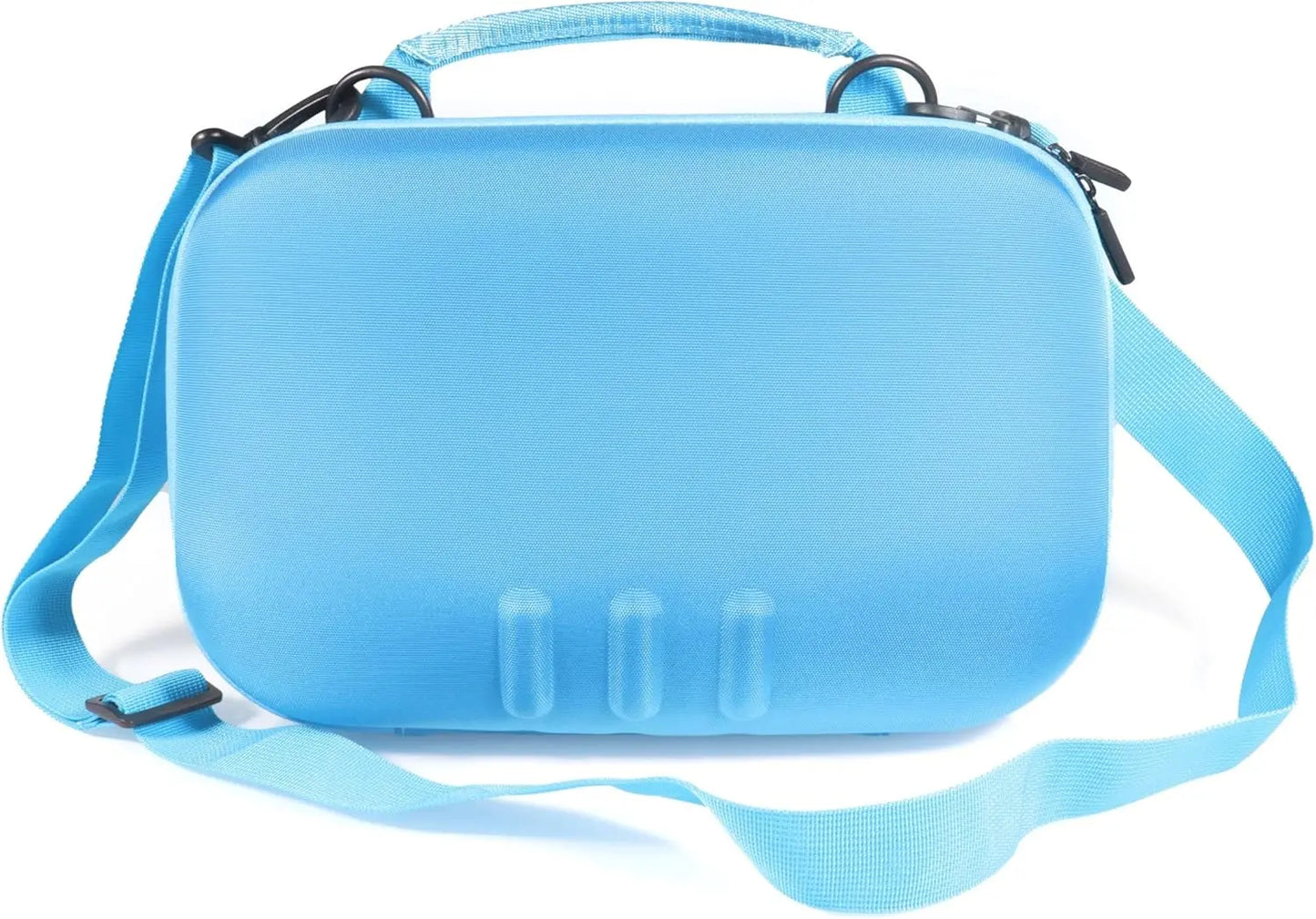 GETGEAR VR Headset Case for compatible with Meta Quest 3/ 3s, Portable travel organizer for VR and controllers with shoulder strap, also fits for Meta Quest 2, Oculus Quest 3, Vision Pro (Blue)
