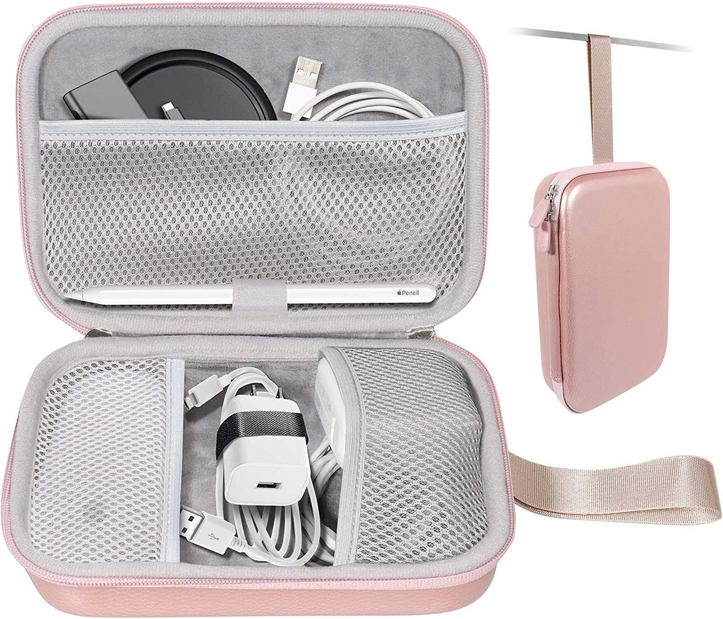 All-in-One Travel Case for MacBook Accessories – Compact Protective Storage for MagSafe, Magic Mouse, Battery Pack, Apple Pencil & USB-C Hubs getgearcase