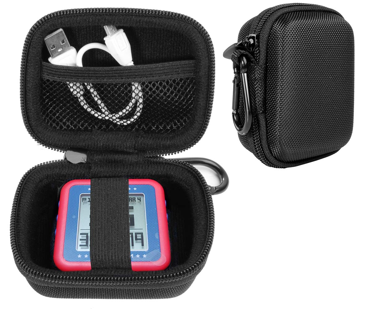WGear Golf GPS Case for Bushnell Phontom Golf GPS, Neo Ghost Golf GPS; Garmin 010-01959-00 Approach G10, and Other Handheld Golf GPS, mesh Pocket and Detachable Wrist Strap (Black) InGo