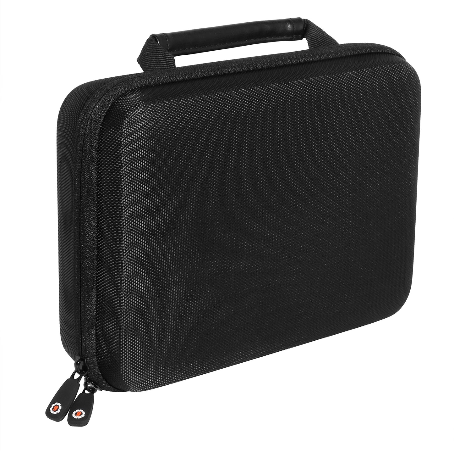 Professional Portable Recorder Case with DIY foam inlay for ZOOM H1, H2N, H5, H4N, H6, F8, Q8 Handy Music Recorders, Charger, Mic Tripod Adapter and Accessories (Polyester Black) WGear