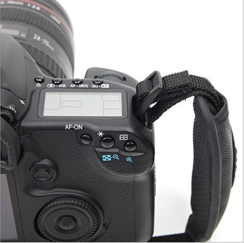 WGear Double Secured DualStrap Padded Wrist and Grip Strap for DSLR Cameras - Prevents drop and stabilizes image capturing WGear