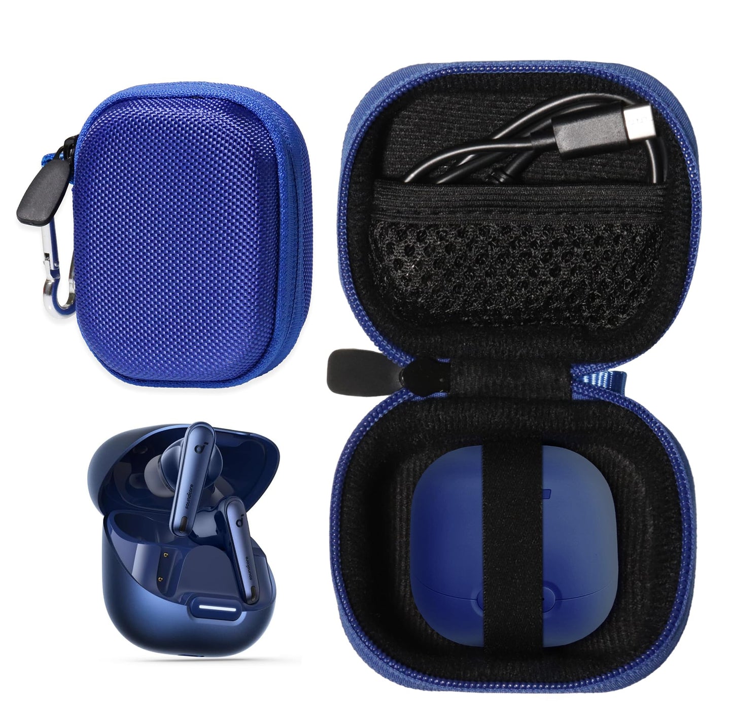 getgear Earbuds Case Compatible with soundcore by Anker Liberty 4 NC Wireless Earbuds GETGEAR