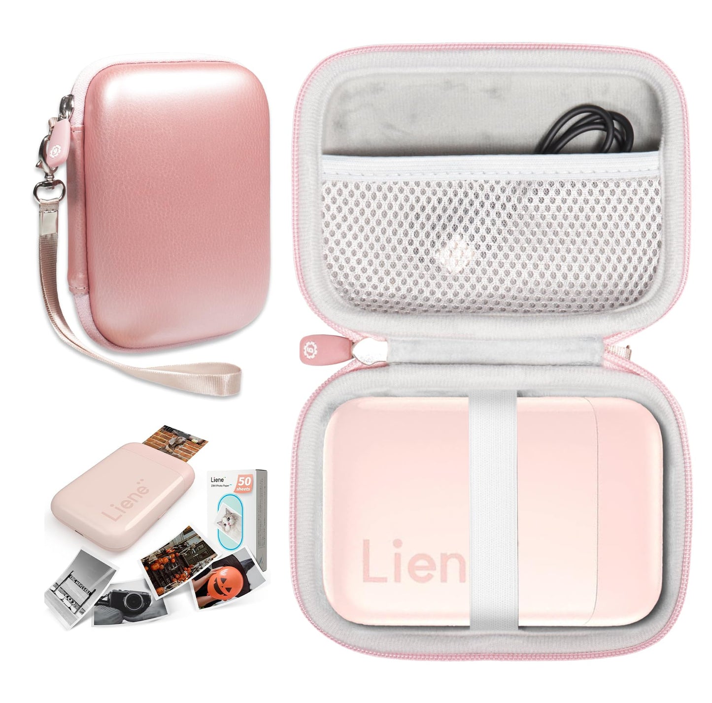 GETGEAR Mini Photo Printer Case for Liene 2x3” Photo Printer, Mini Photo Printer GETGEAR