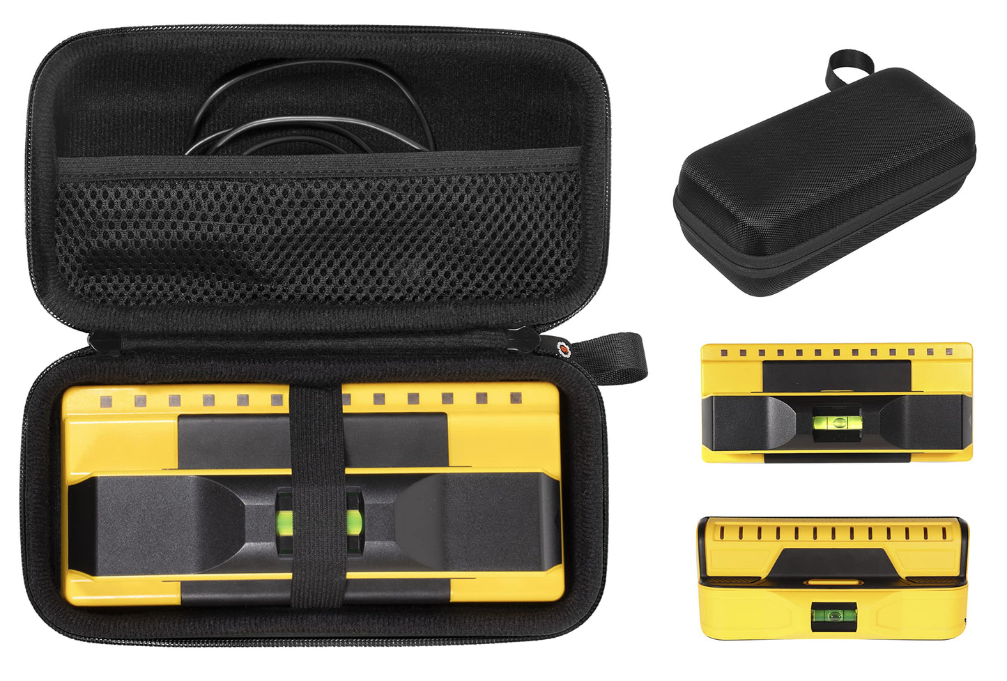 GETGEAR Stud Sensor Case compatible with Franklin ProSensor 710, 710+, T13 mesh pocket for other accessories, Contrast orange color to match your sensor, Easy to hold strap GETGEAR