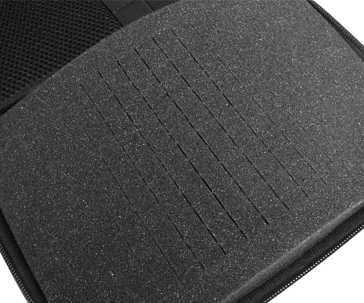Professional Portable Recorder Case with DIY Foam Inlay for DR-05, DR-40, DR-22L, DR-100MKll, DR-1, Mini Tripod, Adapter, Mic Pop Windscreen, Smart Accessory Padding Solution for SD Cards, cabl WGear