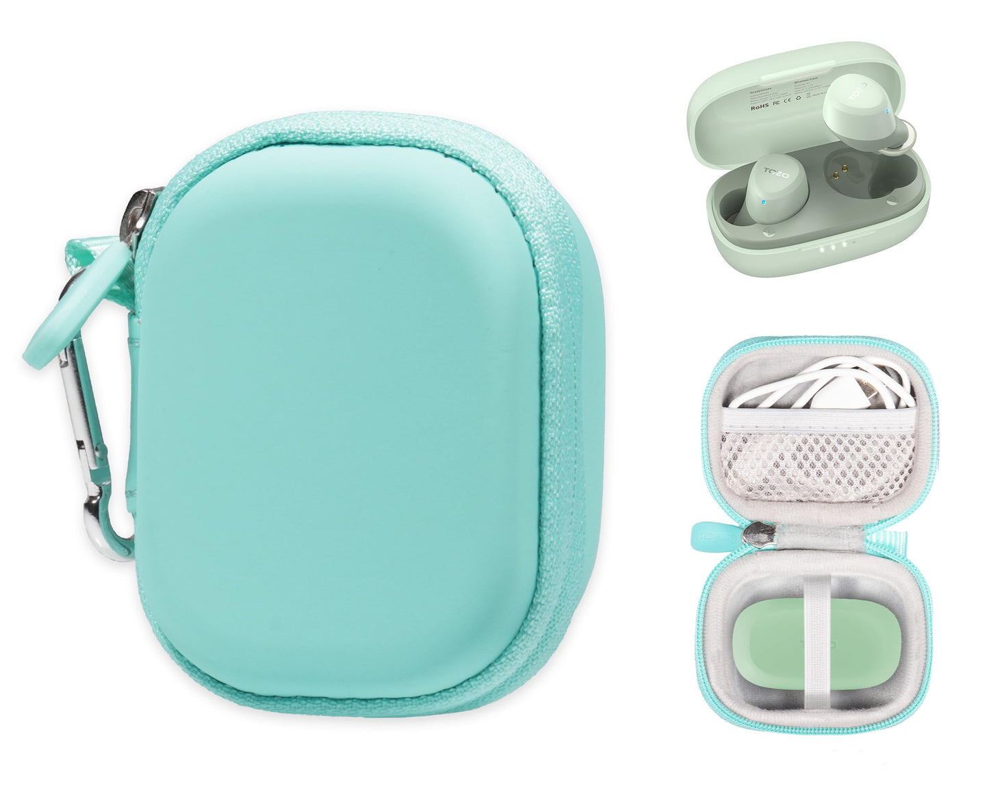 getgear case for TOZO A1 Mini Wireless Earbuds Bluetooth 5.3 in Ear Light-Weight Headphones Built-in Microphone GETGEAR