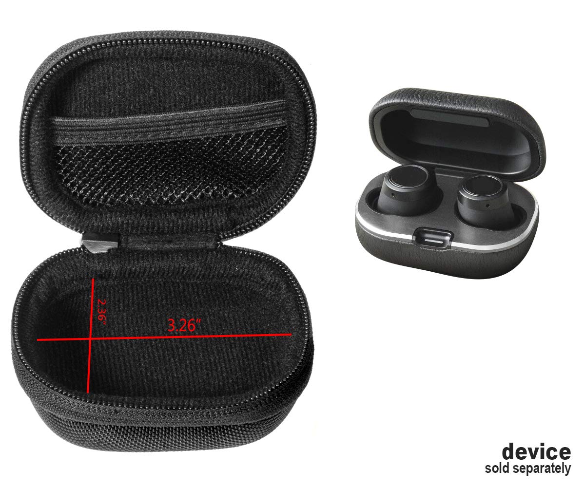 True Wireless Earbuds Charging case for Philips UpBeat SHB2505 Wireless Earbuds, Bang & Olufsen Beoplay E8 2.0 True Wireless Earbuds, Compact Strong case, mesh Accessory Pocket GETGEAR