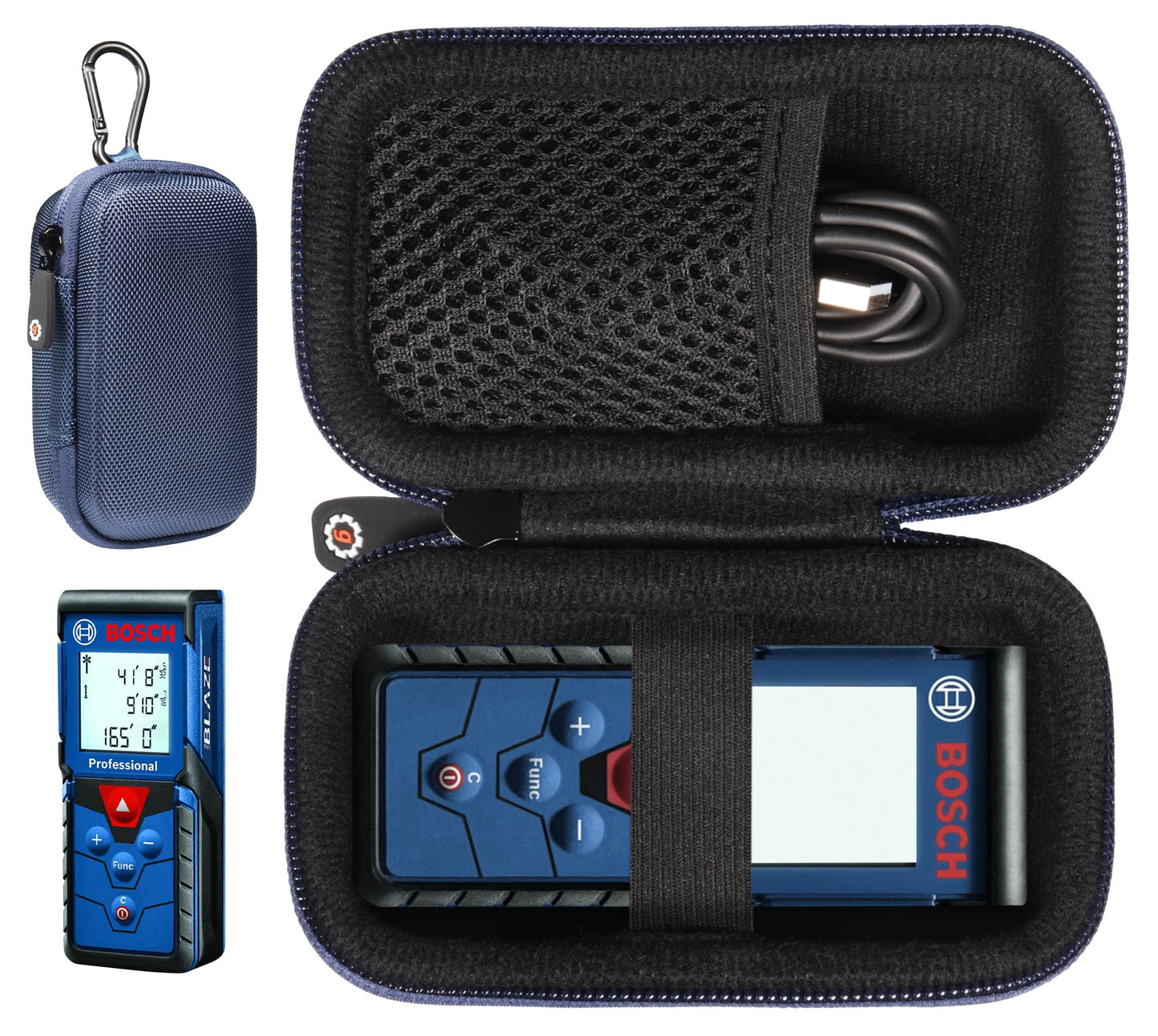 Getgear Laser Distance Measure Case for Bosch Blaze Pro GLM165-40 165ft Laser Distance Measure GETGEAR