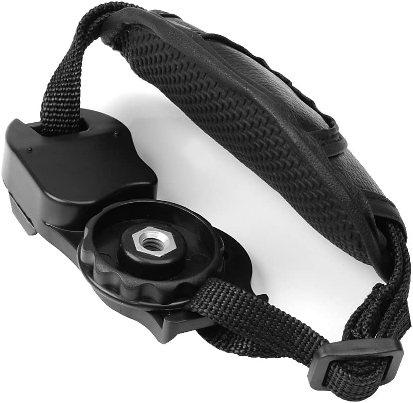 WGear Double Secured DualStrap Padded Wrist and Grip Strap for DSLR Cameras - Prevents drop and stabilizes image capturing WGear