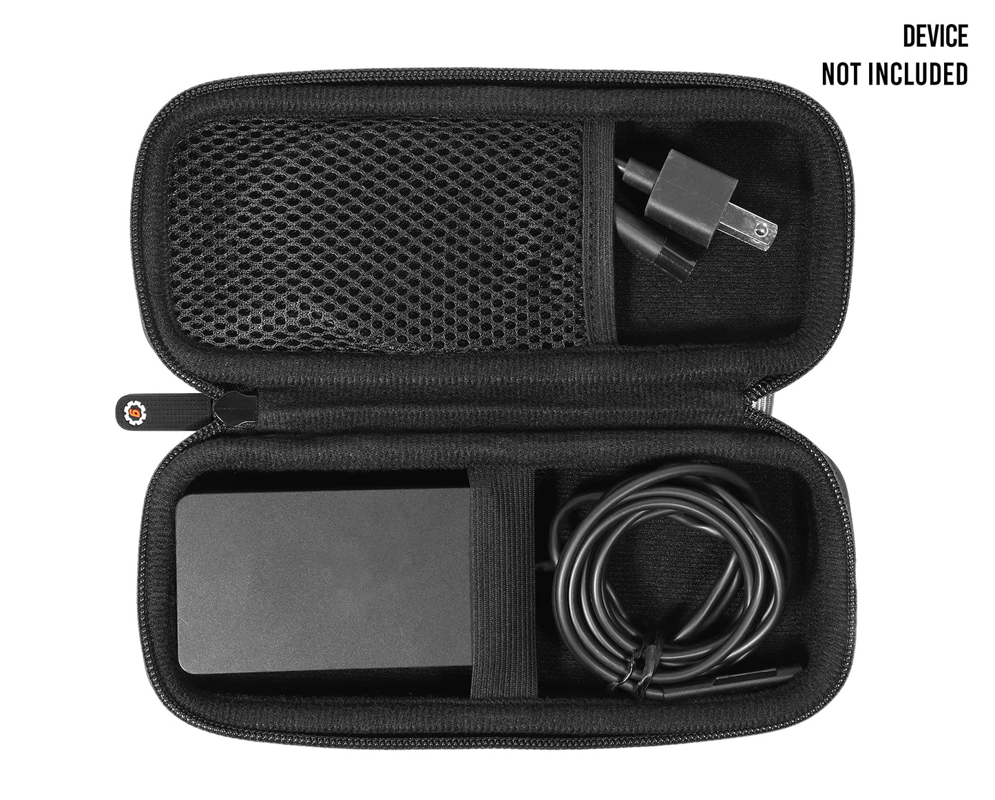 getgear Laptop Charger case, Customized for Microsoft Surface, pro 2, with mesh Pocket for Microsoft Surface Arc Mouse, Flash Drive or Other Essential Accessories GETGEAR