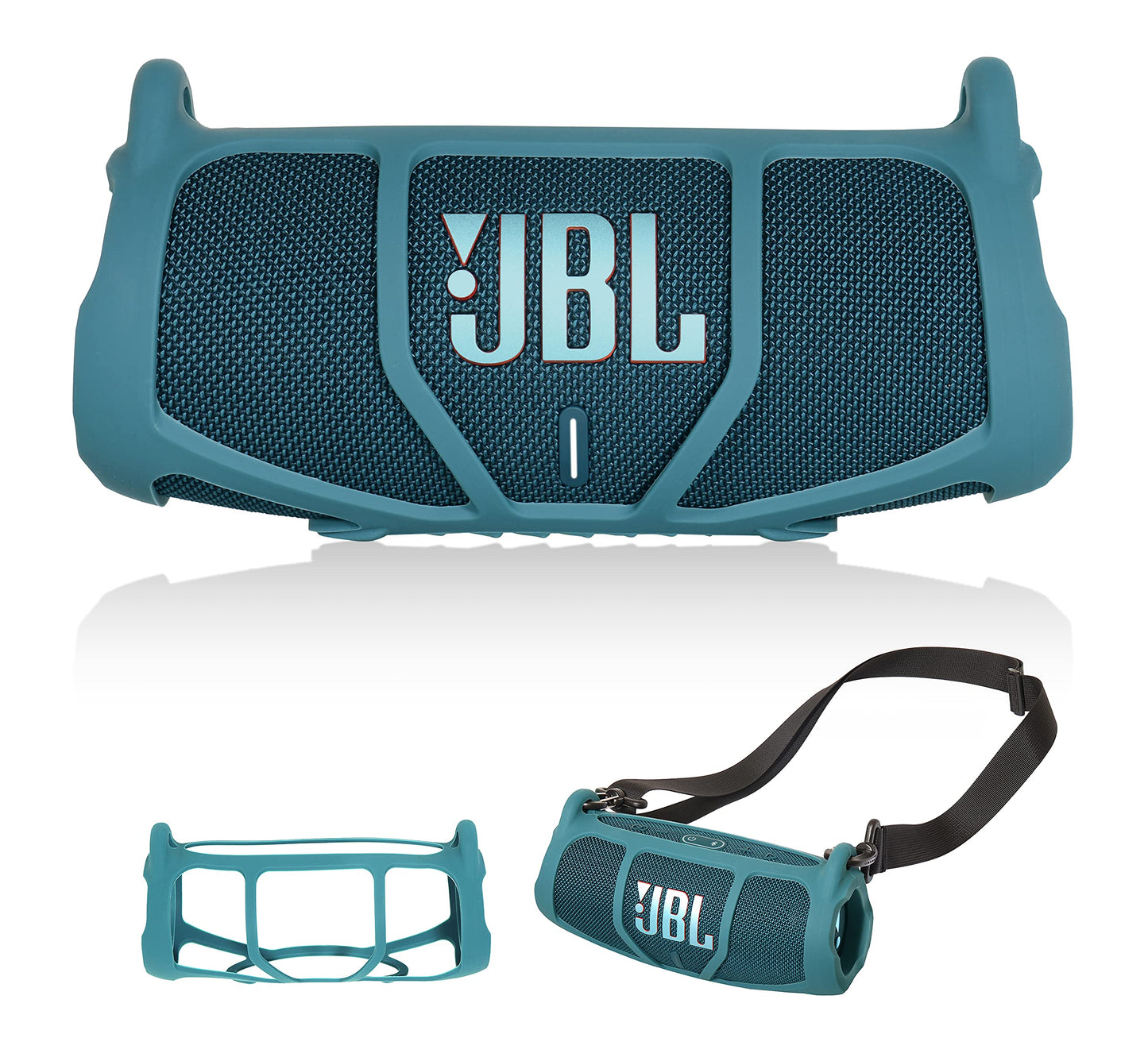 GETGEAR Silicone Cover Sleeve for JBL Charge 5 - Portable Bluetooth Speaker, Customized Design Skin Portable Protection Solution, Best Matching in Shape and Color GETGEAR