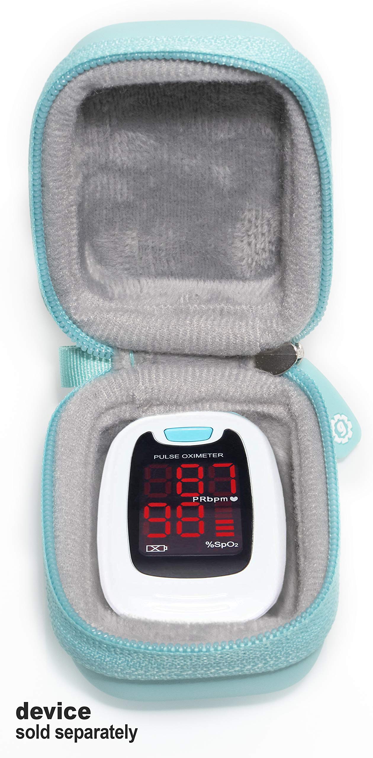 Fingertip Pulse Oximeter Case for Zacurate Pro 500DL, 500BL, Childrend; Facelake FL400 t. FL350, CMS500DA; MIBEST, Innovo Deluxe, Santamedical 2. ANKOVO, CONTEC, Metene, ATMOKO, Vive Precision Spo2 WGear