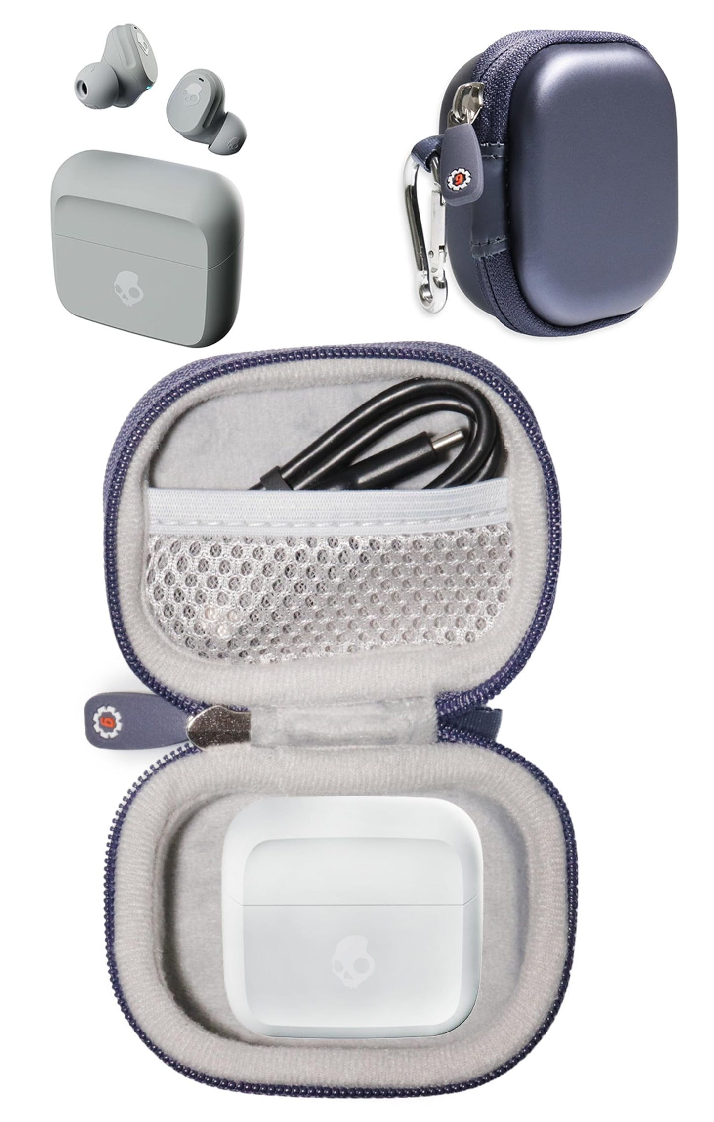 getgear Earbuds Case Compatible with Skullcandy Mod in-Ear Wireless Earbuds GETGEAR