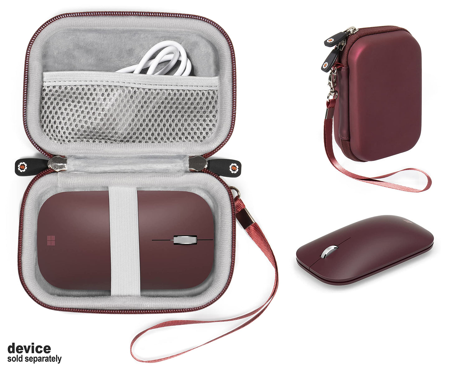 getgear Accessories case for Microsoft Surface Mouse, Arc Mouse, Surface Dock Station, Surface Go USB C hub, lso for USB C, Type C Hub Adapter, Docking Station, Multiport Adapter GETGEAR