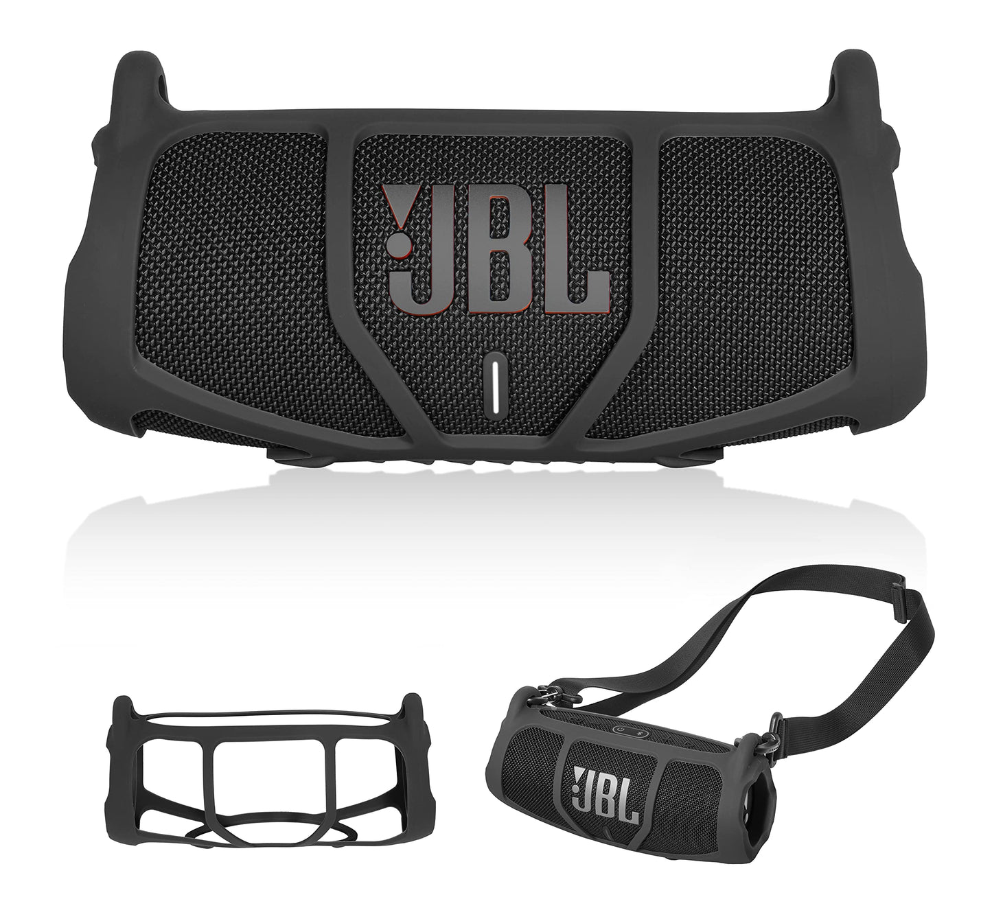 GETGEAR Silicone Cover Sleeve for JBL Charge 5 - Portable Bluetooth Speaker, Customized Design Skin Portable Protection Solution, Best Matching in Shape and Color GETGEAR