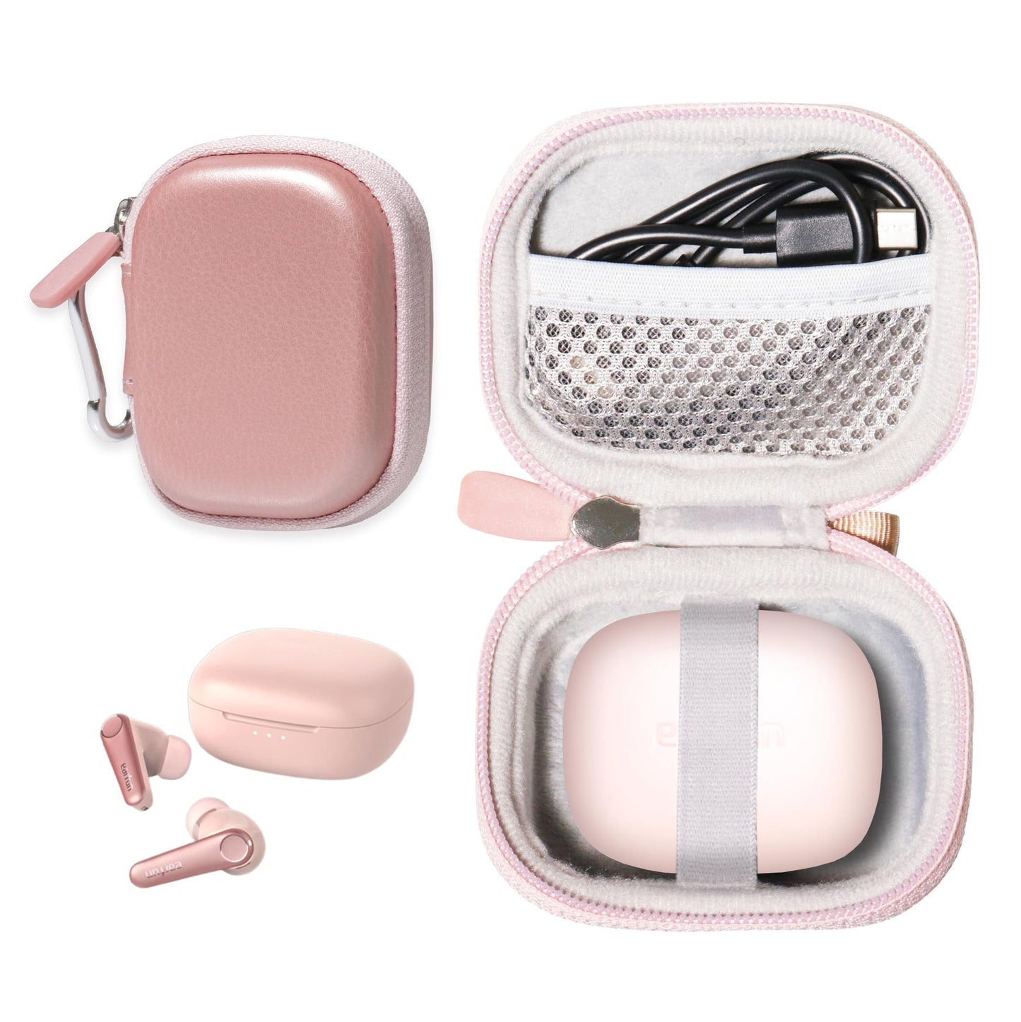 getgear Earbuds Case Compatible with EarFun Air Pro 3 Noise Cancelling Wireless Earbuds GETGEAR