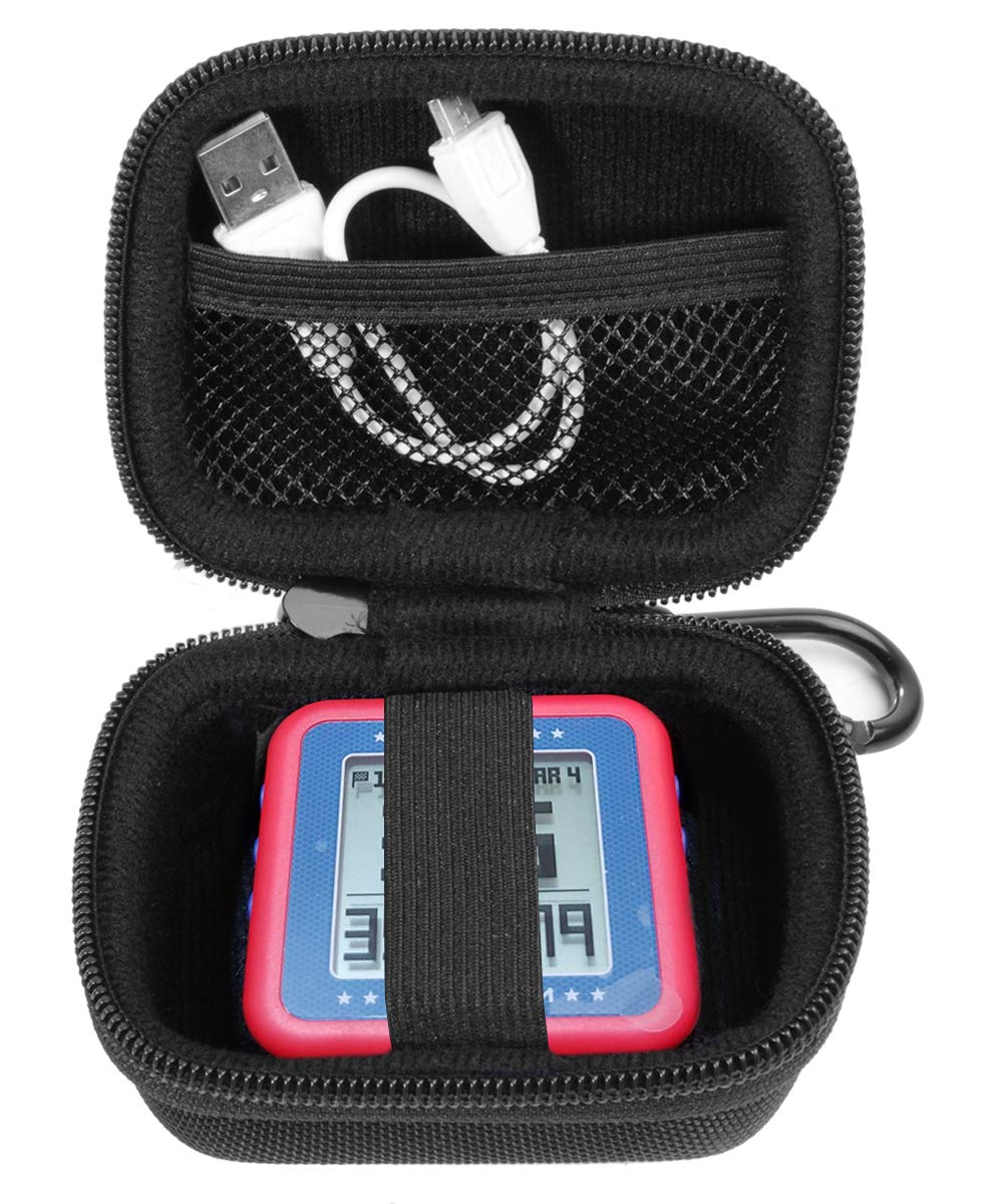 WGear Golf GPS Case for Bushnell Phontom Golf GPS, Neo Ghost Golf GPS; Garmin 010-01959-00 Approach G10, and Other Handheld Golf GPS, mesh Pocket and Detachable Wrist Strap (Black) InGo