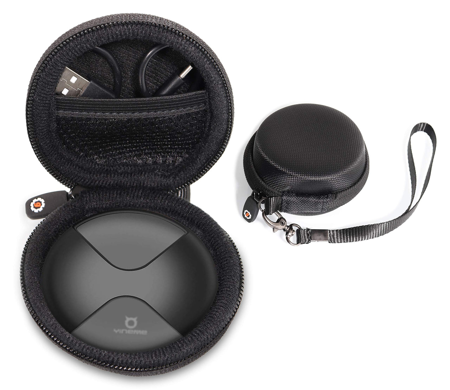 getgear Rose Gold Case for YINEME Wireless Earbuds Bluetooth 5.0, Noise Cancelling True Wireless Earbuds 18H Playtime, 3D Stereo Sound Wireless Bluetooth Headphones, Compact Light weigh Strong case WGear