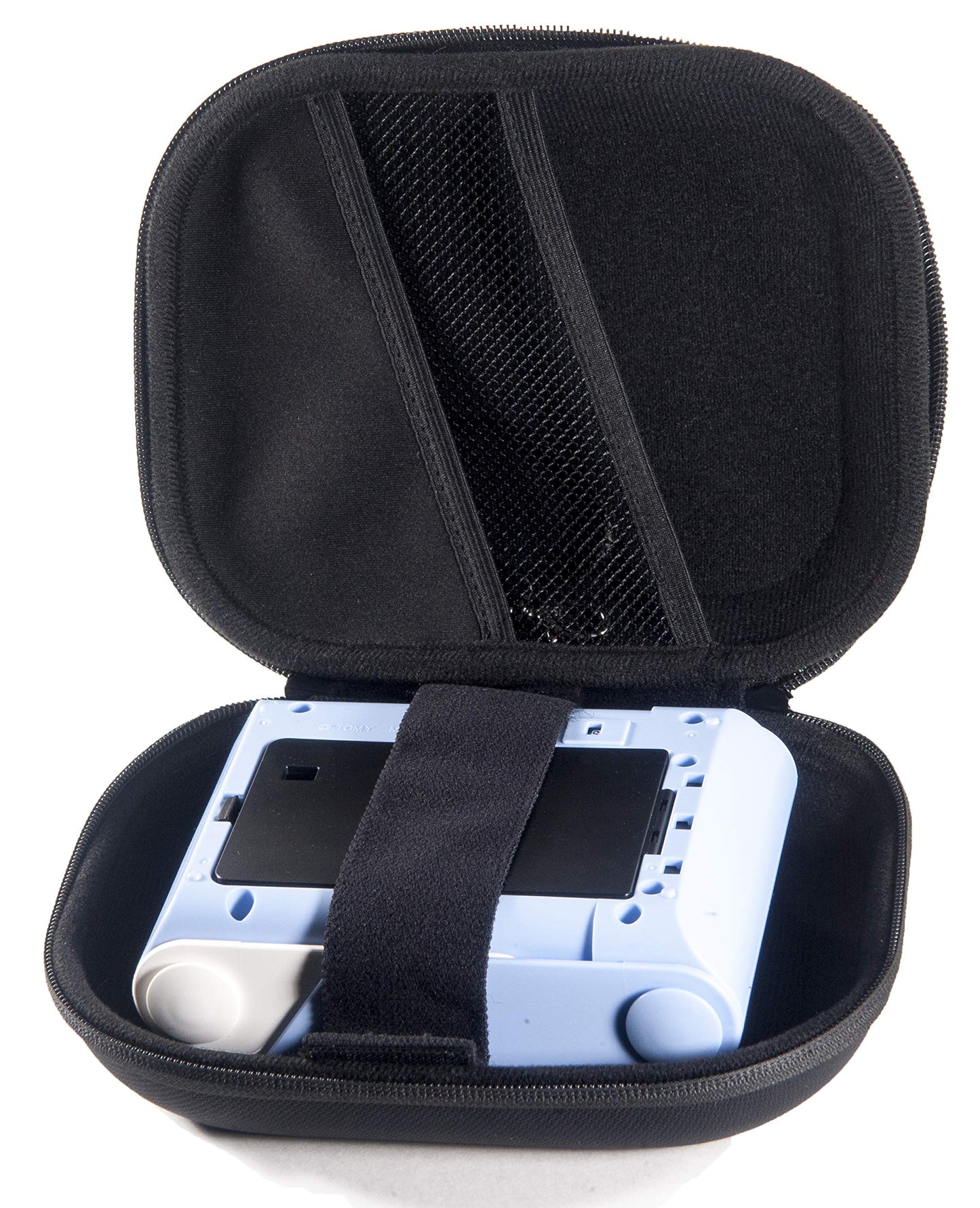 WGear Customized Protective Carrying case for KiiPix Smartphone Picture Printer, Removable Secure Elastic Strap, mesh Pocket for Printer Paper and Other Accessory, Detachable Wrist Strap WGear