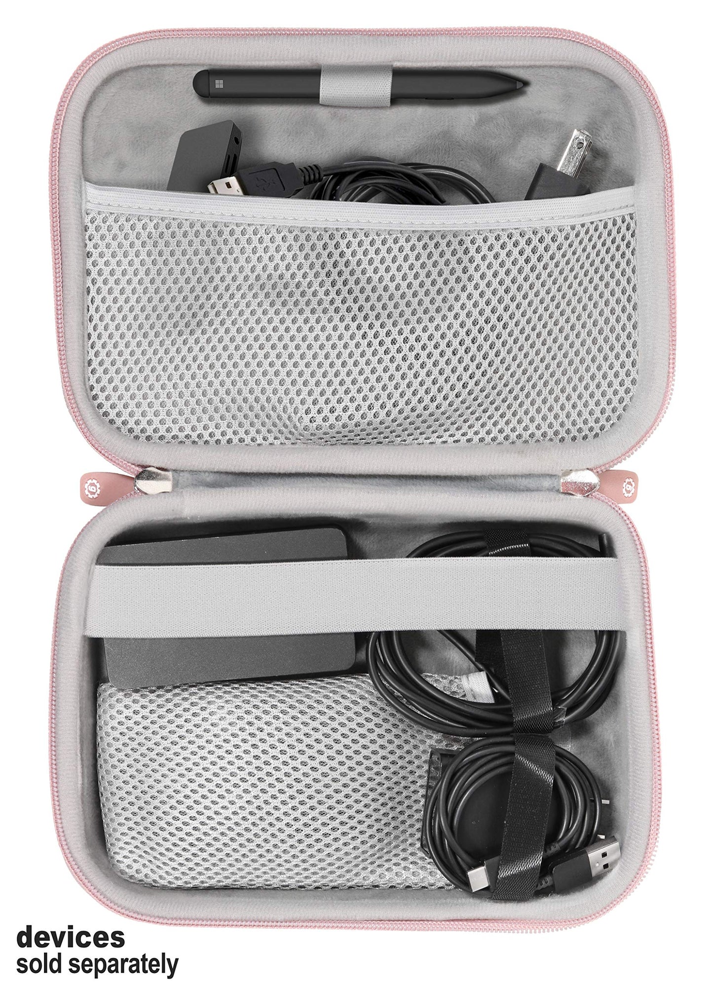 Microsoft Surface Accessories organizing case, by getgear, for Surface Dock, Surface Charger Adapter, Surface Arc Mouse, Surface Pen, Surface USB 3.0 Hub Docking Station and Others GETGEAR