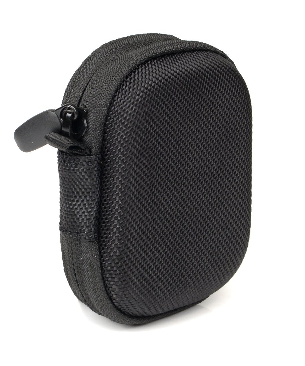 WGear Feature Designed Compact Hard Case for Garmin Edge 520 Bike GP, Edge 820, Elastic Strap in The Base to Secure The Device, and Mesh Pocket for Accessories Ballistic Black WGEAR