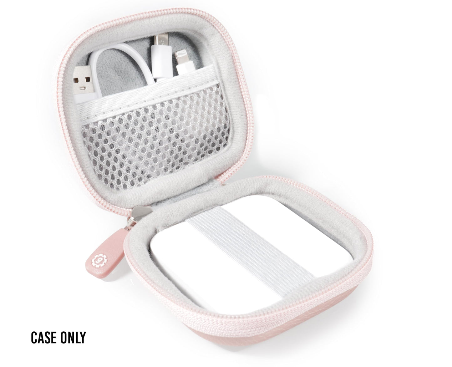 WGear Credit Card Reader Case for Square Contactless and Chip Reader, Chip Reader Scanner, USB Cables and Small Accessories, Mesh Pocket, Secure Elastic Strap, Easy to go Carabiner WGear