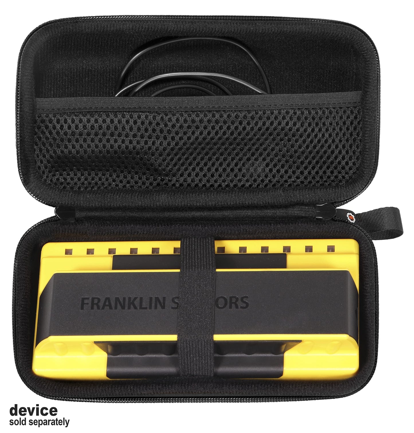 GETGEAR Stud Sensor Case compatible with Franklin ProSensor 710, 710+, T13 mesh pocket for other accessories, Contrast orange color to match your sensor, Easy to hold strap GETGEAR