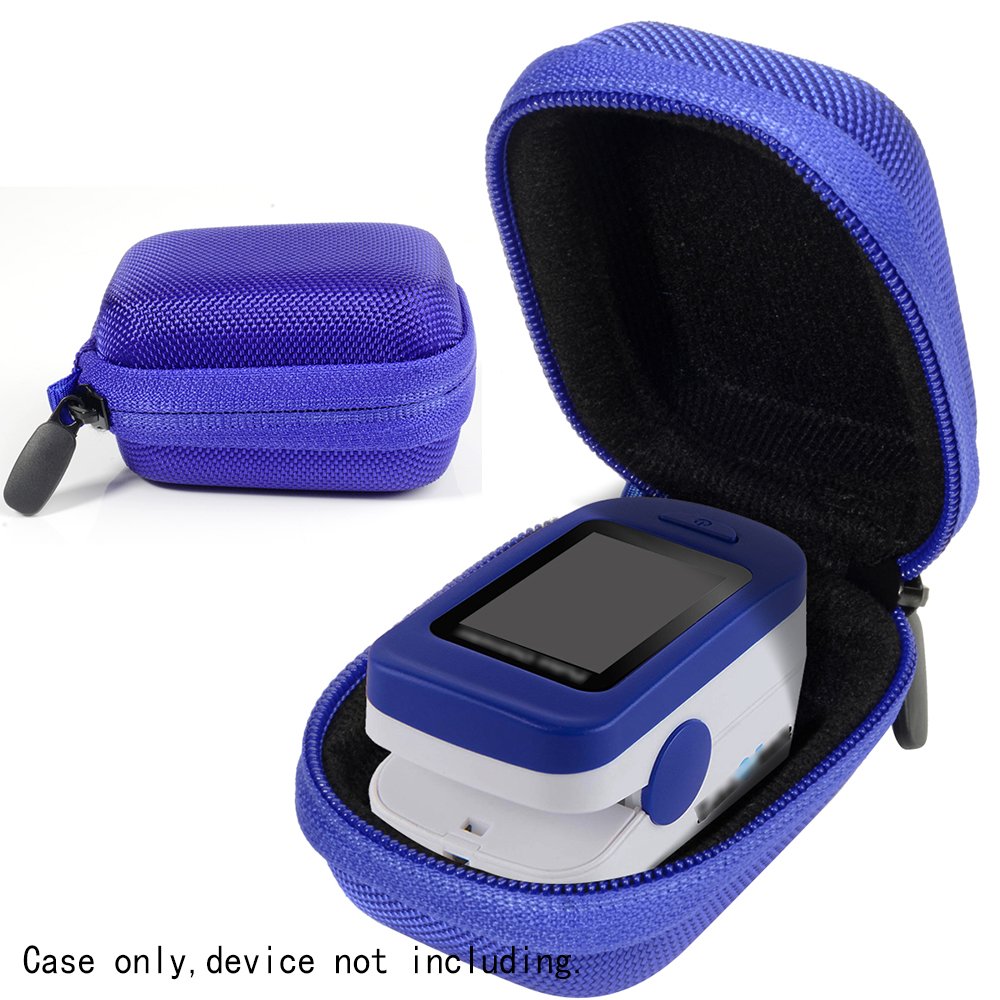 Fingertip Pulse Oximeter Case for Zacurate Pro 500DL, 500BL, Childrend; Facelake FL400 t. FL350, CMS500DA; MIBEST, Innovo Deluxe, Santamedical 2. ANKOVO, CONTEC, Metene, ATMOKO, Vive Precision Spo2 WGear