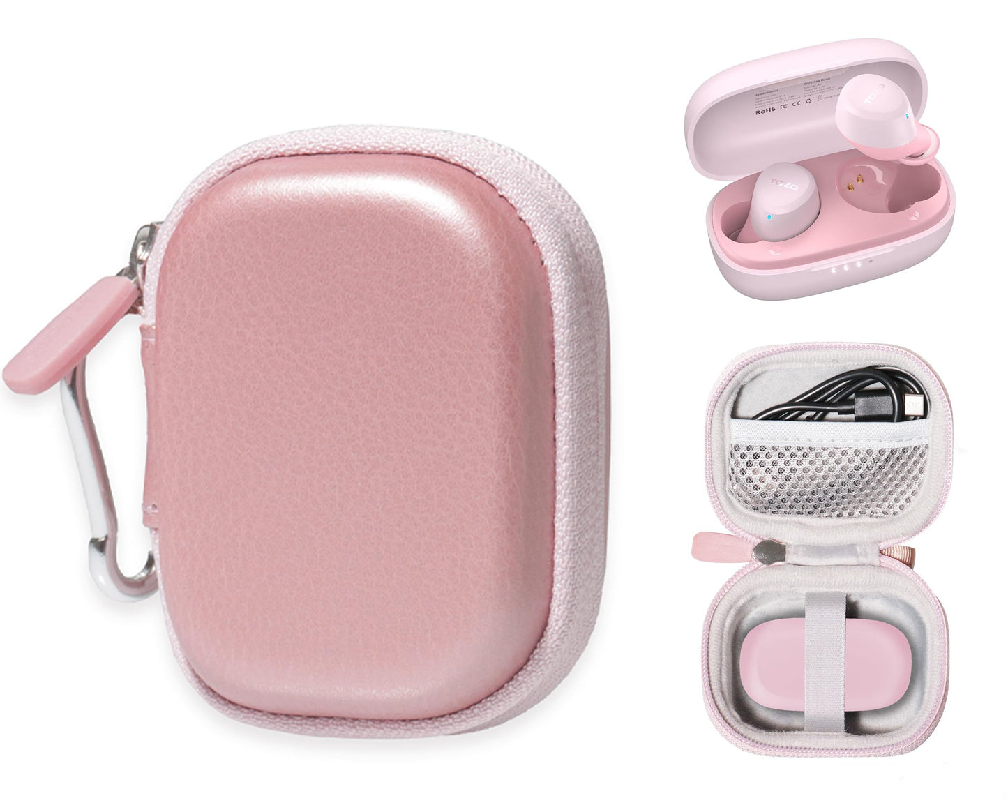 getgear case for TOZO A1 Mini Wireless Earbuds Bluetooth 5.3 in Ear Light-Weight Headphones Built-in Microphone GETGEAR