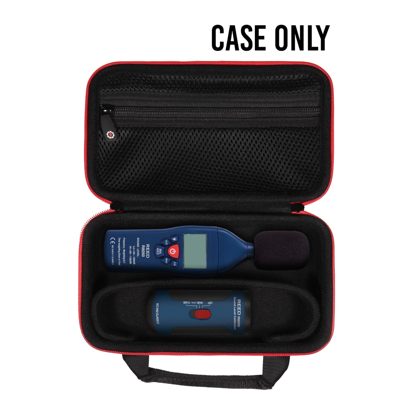 GETGEAR Sound Level Meter Organizing Case for Reed Instruments R8050 Dual Range Sound Level Meter and R8090 (SC-05) Sound Level Calibrator GETGEAR