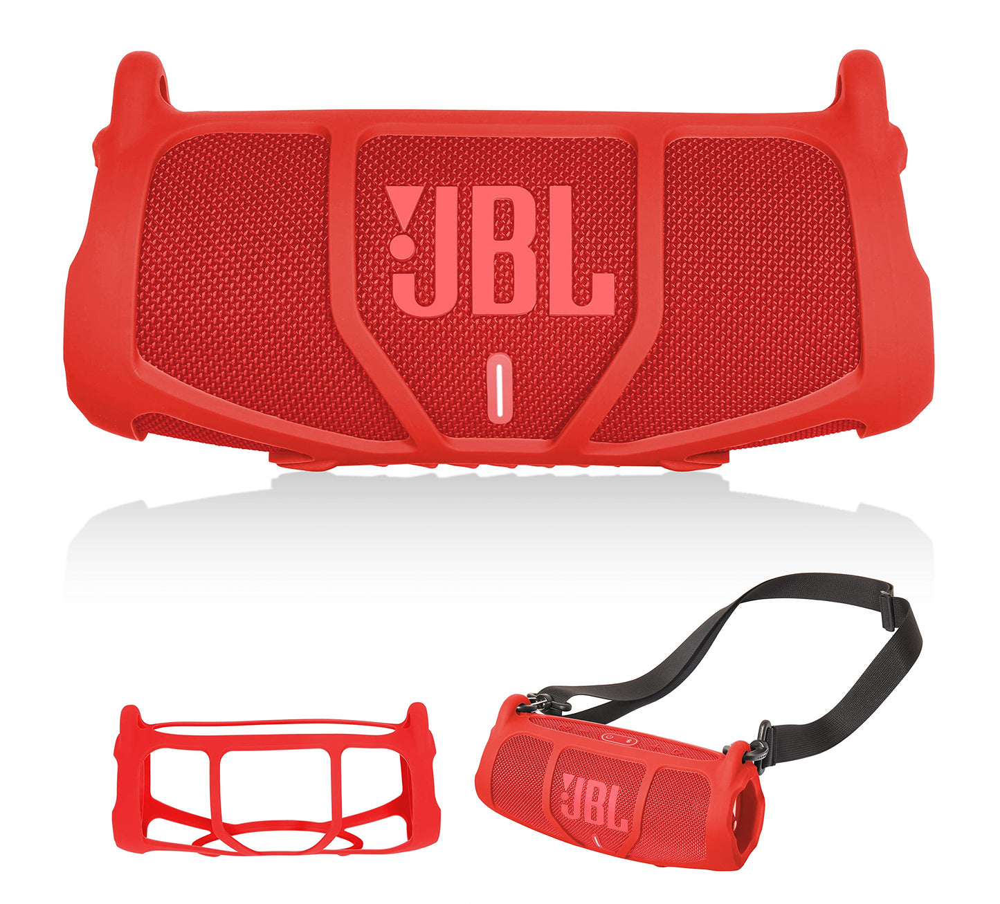 GETGEAR Silicone Cover Sleeve for JBL Charge 5 - Portable Bluetooth Speaker, Customized Design Skin Portable Protection Solution, Best Matching in Shape and Color GETGEAR