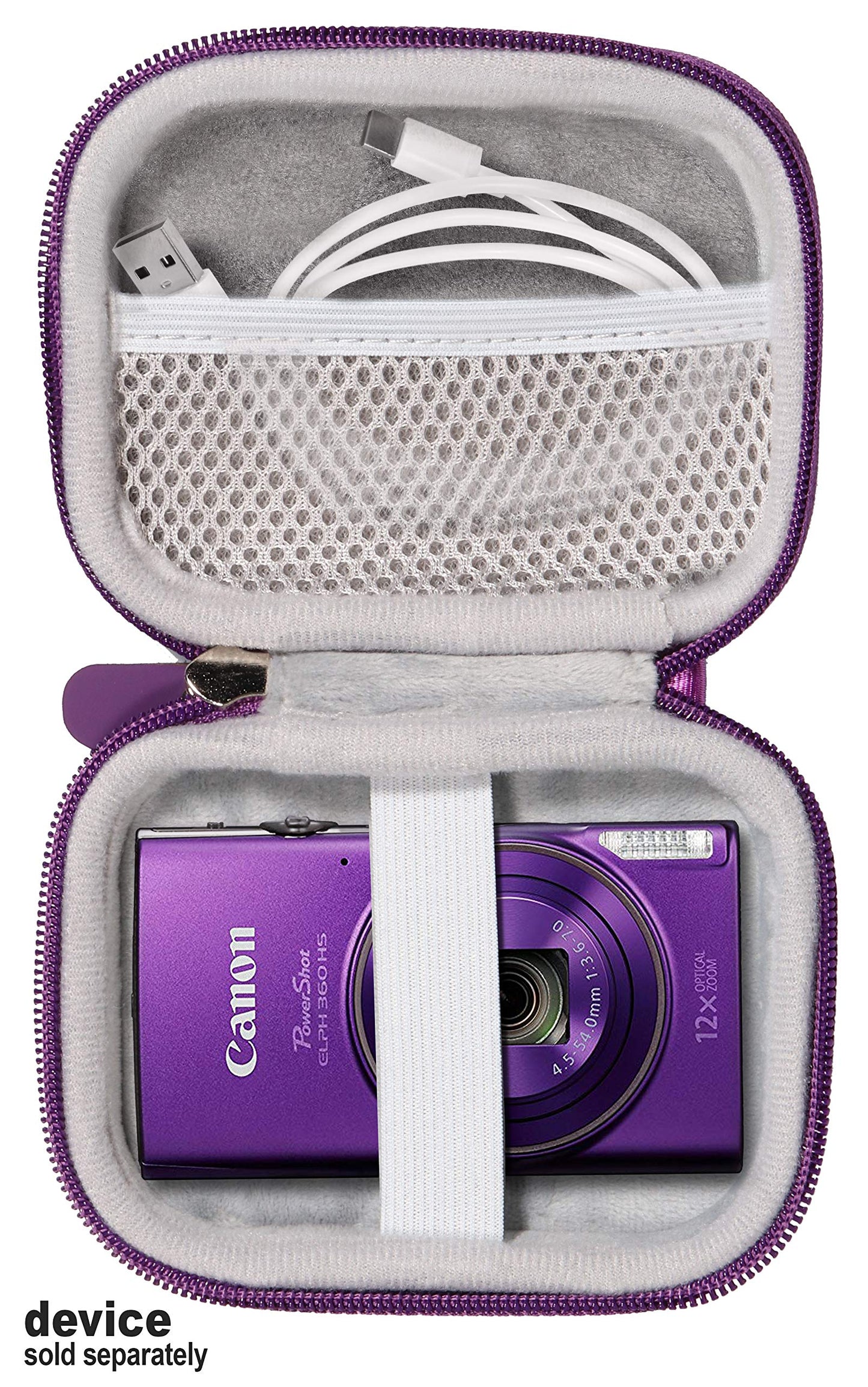Sony W800/S, DSCW830; Canon ELPH180, ELPH190; Kodak PIXPRO FZ43, FZ53; Nikon COOLPIX L32 Digital Camera Case WGear