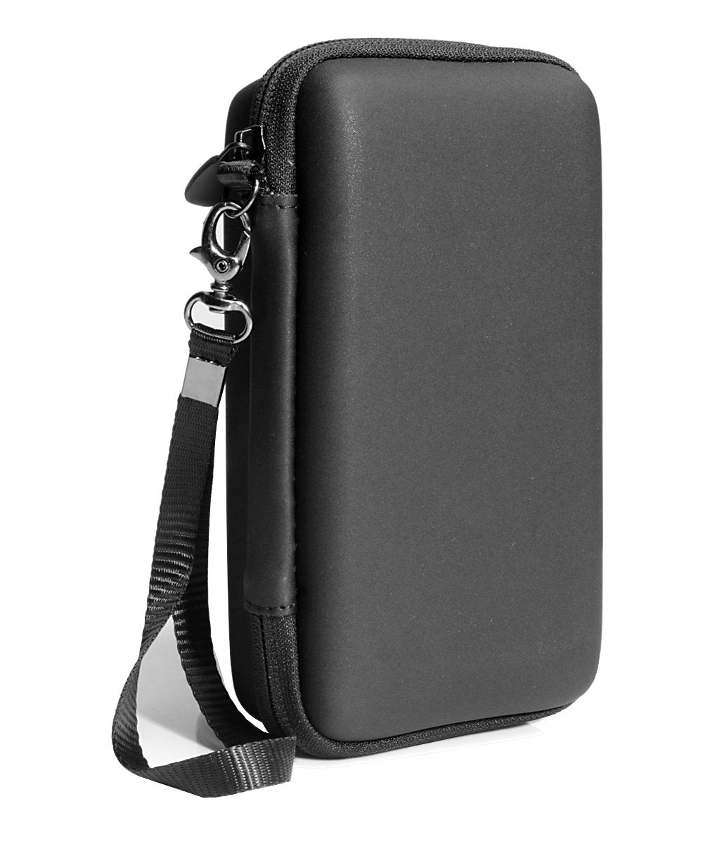 WGear Protective Case for Ricoh Theta S, V 360 and Theta SC 360 Degree Spherica, Customized Dense Absorbing Sturdy Foam Inlay, Mesh Pocket Inside Matte Black WGear