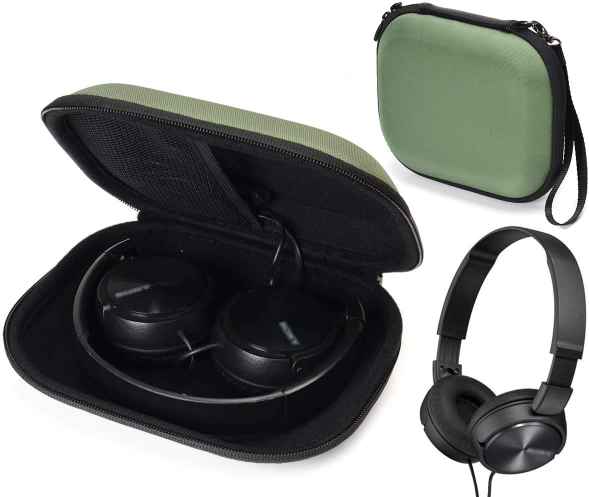 Case for Sony MDRZX110NC Noise Cancelling Headphones, Also for MDRZX110, ZX300, ZX310, ZX400, XB200, ZX102DPV; Sennheiser HD219, HD229, HD239, HD218, mesh Pocket for Accessories WGear