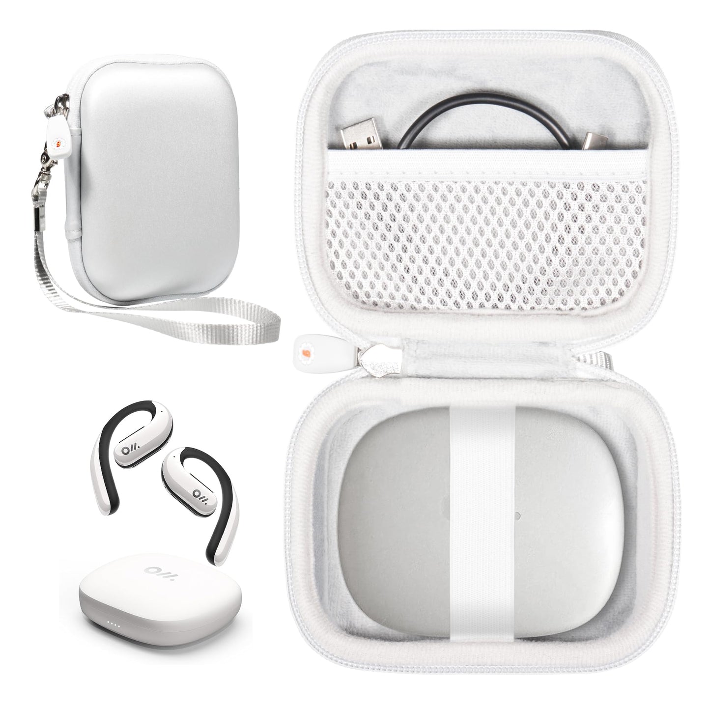 getgear Earbuds Case Compatible with Oladance OWS Pro Open Ear Headphones, OWS 2, OWS 1 GETGEAR
