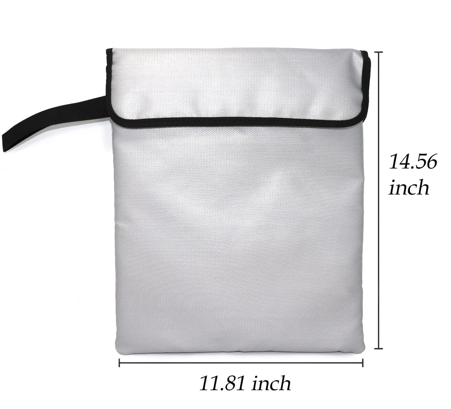 GETGEAR Fireproof Document Bag, Fire and Water resistant Safe Protects legal documents, contract, Birth Certificates, Cash and other Valuables, handle for easy carrying