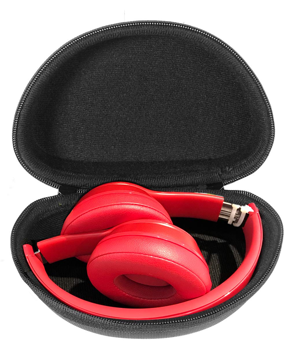 Blue Protective Case for Beats Solo 3 Wireless On-Ear Headphones, also for Solo 2 Wired and Solo HD, Featured in matching color and shape, accessories pocket, detachable wrist strap WGear