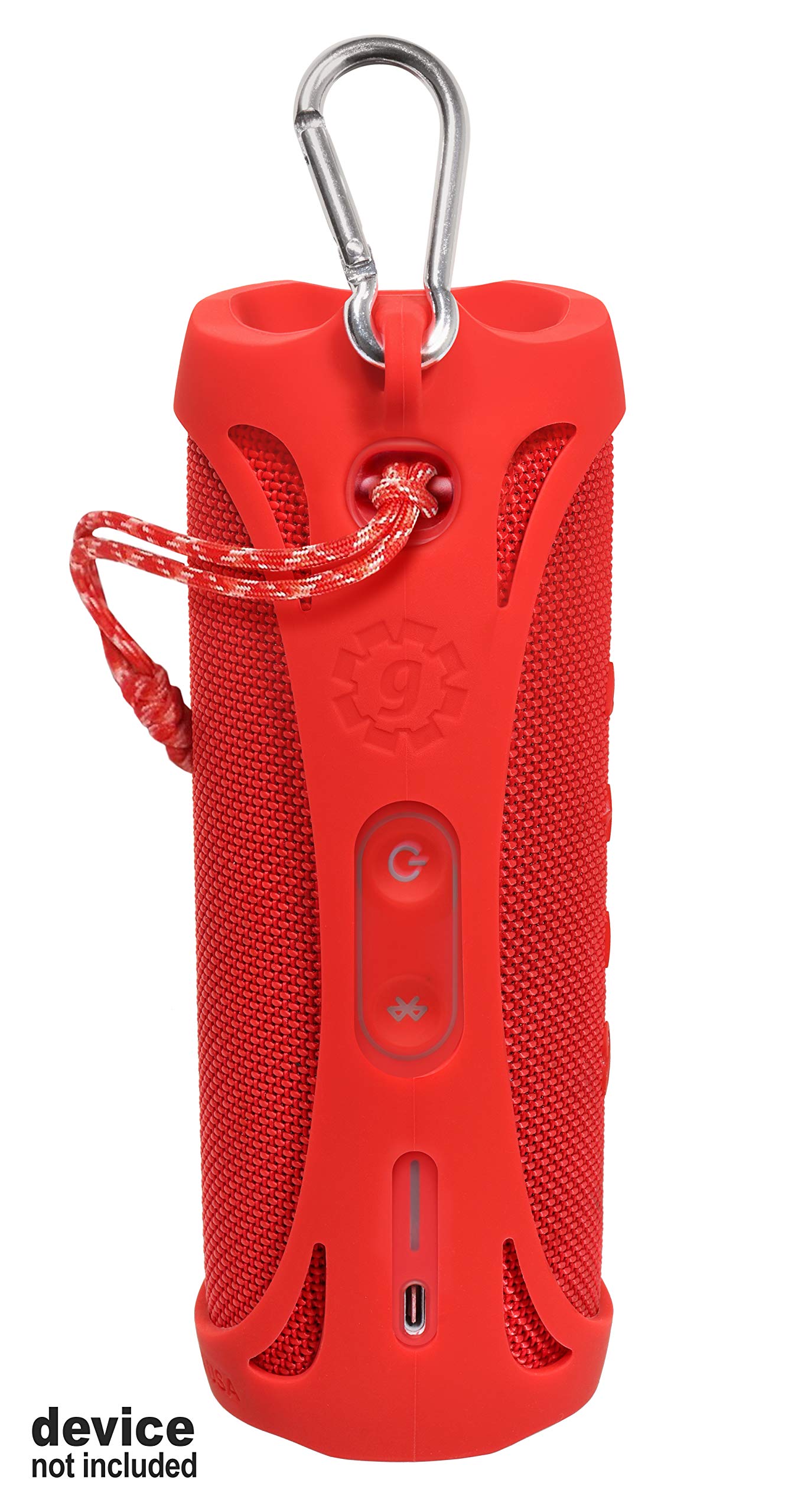 GETGEAR Silicone Cover Sleeve forJBL Waterproof Portable Bluetooth Speaker FLIP 5, Customized Design Skin Portable Protection Solution, Best Matching in Shape and Color GETGEAR