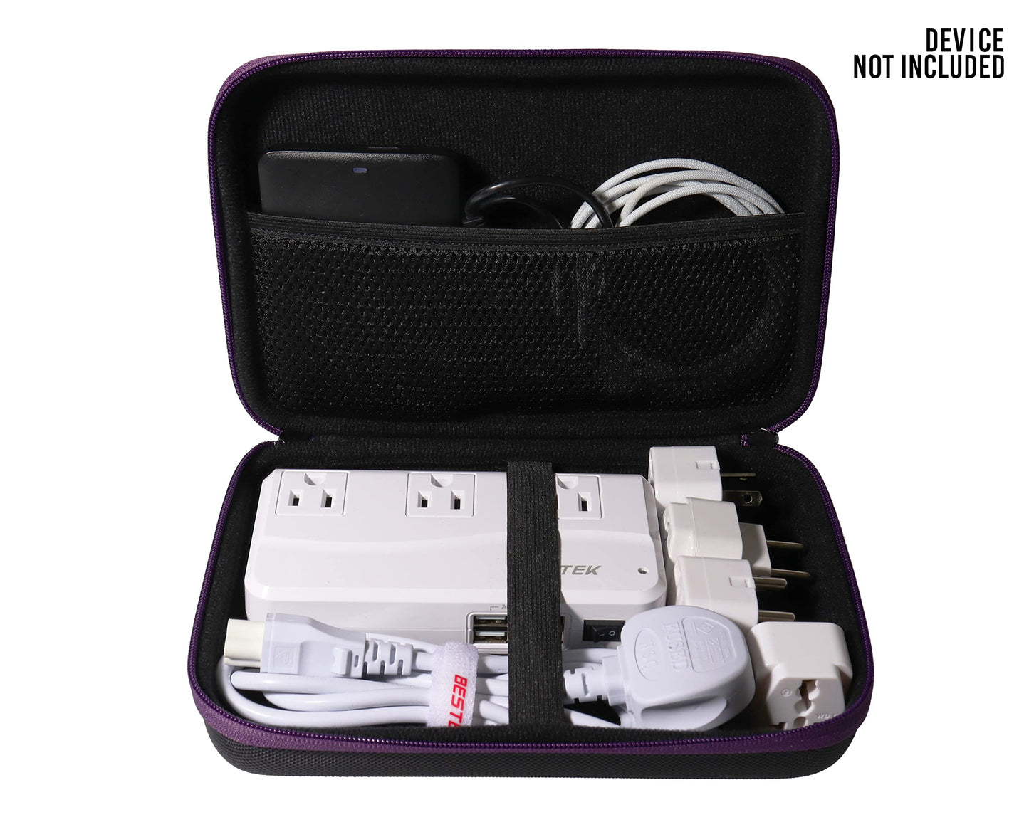 getgear Travel Organizing Case for BESTEK Universal Travel Adapter, Ideal Travel Organizer for Converter, Adapter, USB Adapter, Slim PSS/Hard Drive/Flash Driver GETGEAR