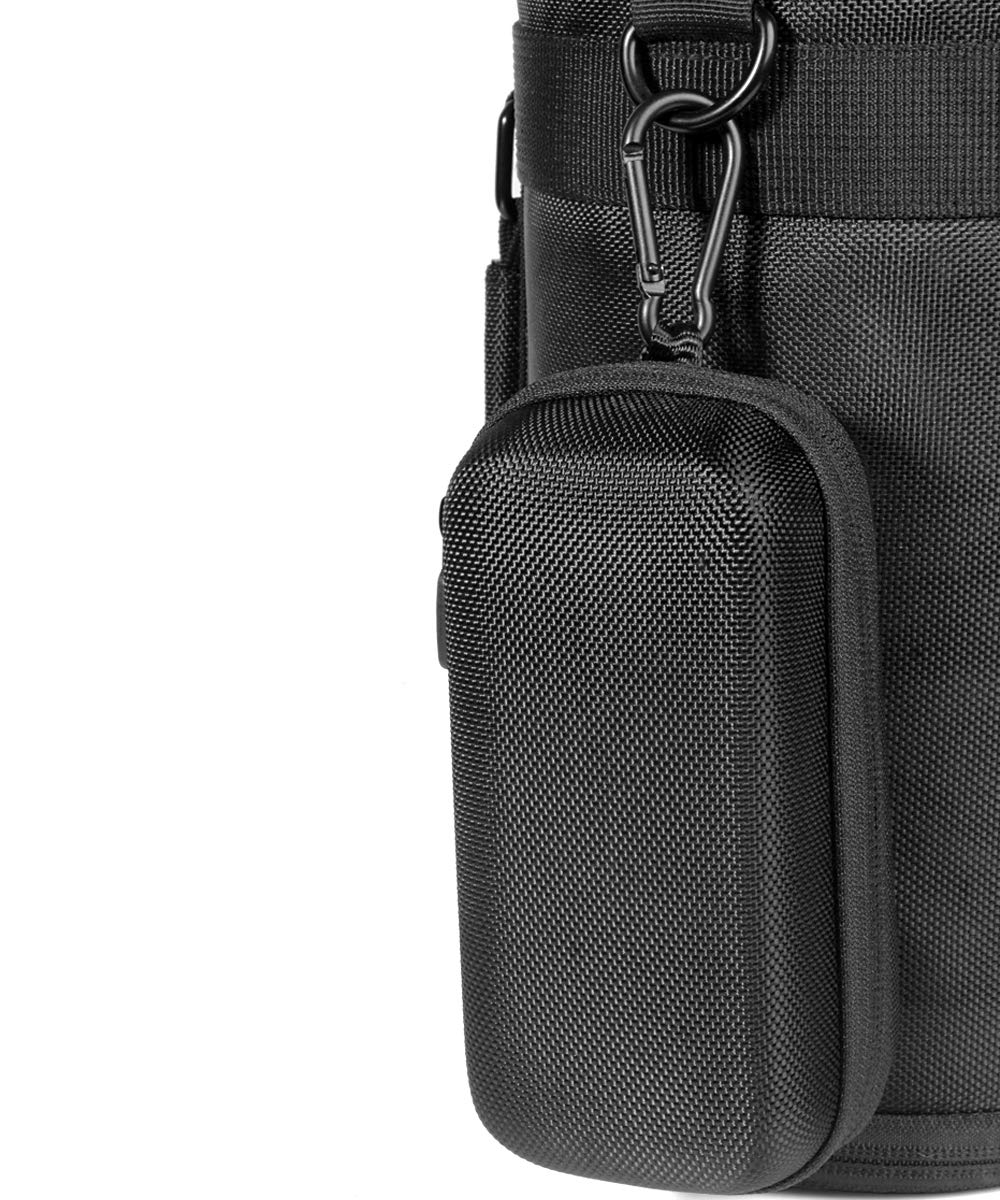 Digital Voice Recorder Case for Sony ICDPX370, PX440, PX470, BX140; Olympus WS-852, WS-853; KIMAFUN 2.4G and XIAOKOA 2.4G Wireless Lavalier Microphone, mesh Pocket in The lid, Detachable Wrist Strap WGEAR