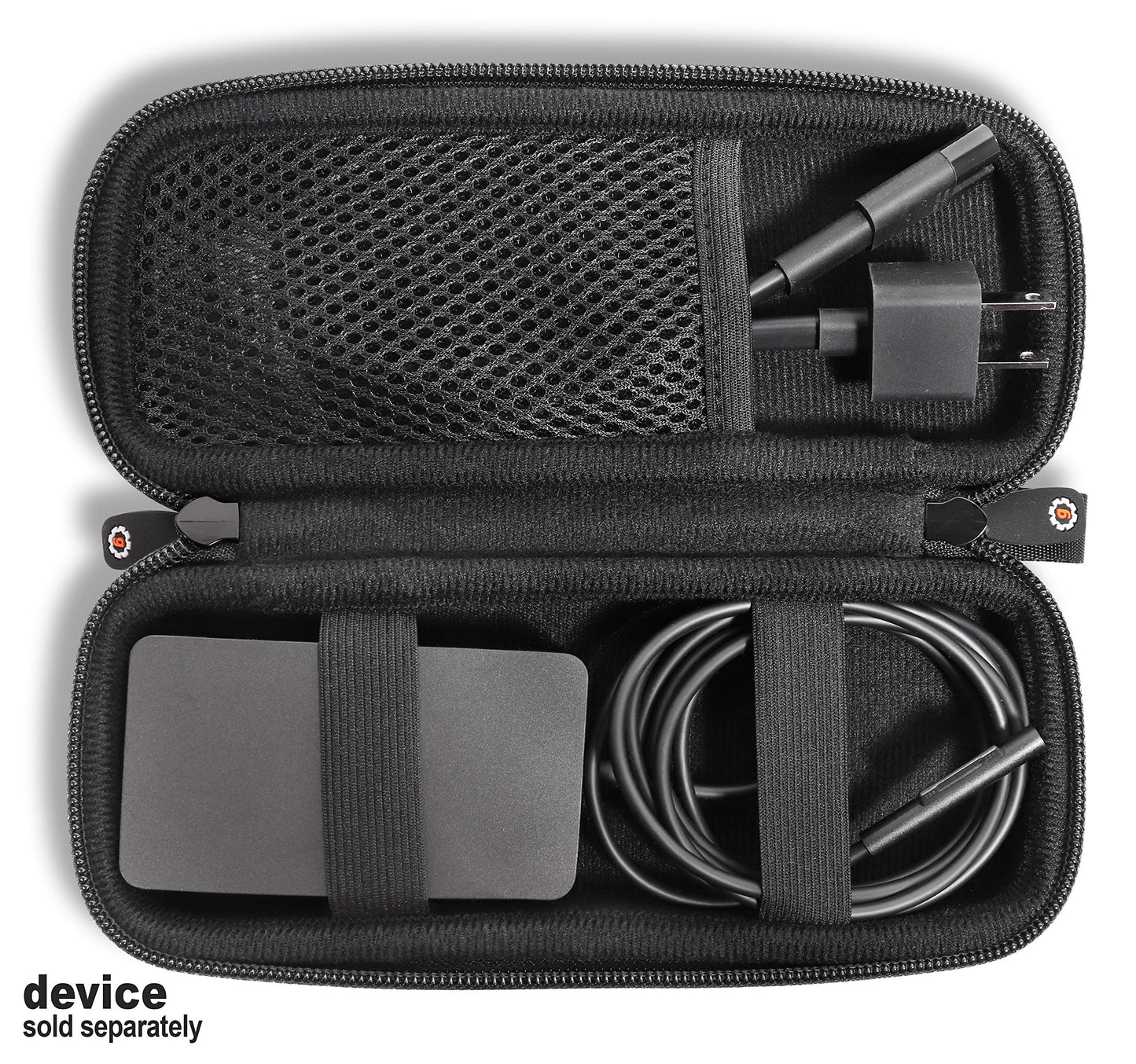 getgear Laptop Charger case, Customized for Microsoft Surface, pro 2, with mesh Pocket for Microsoft Surface Arc Mouse, Flash Drive or Other Essential Accessories GETGEAR
