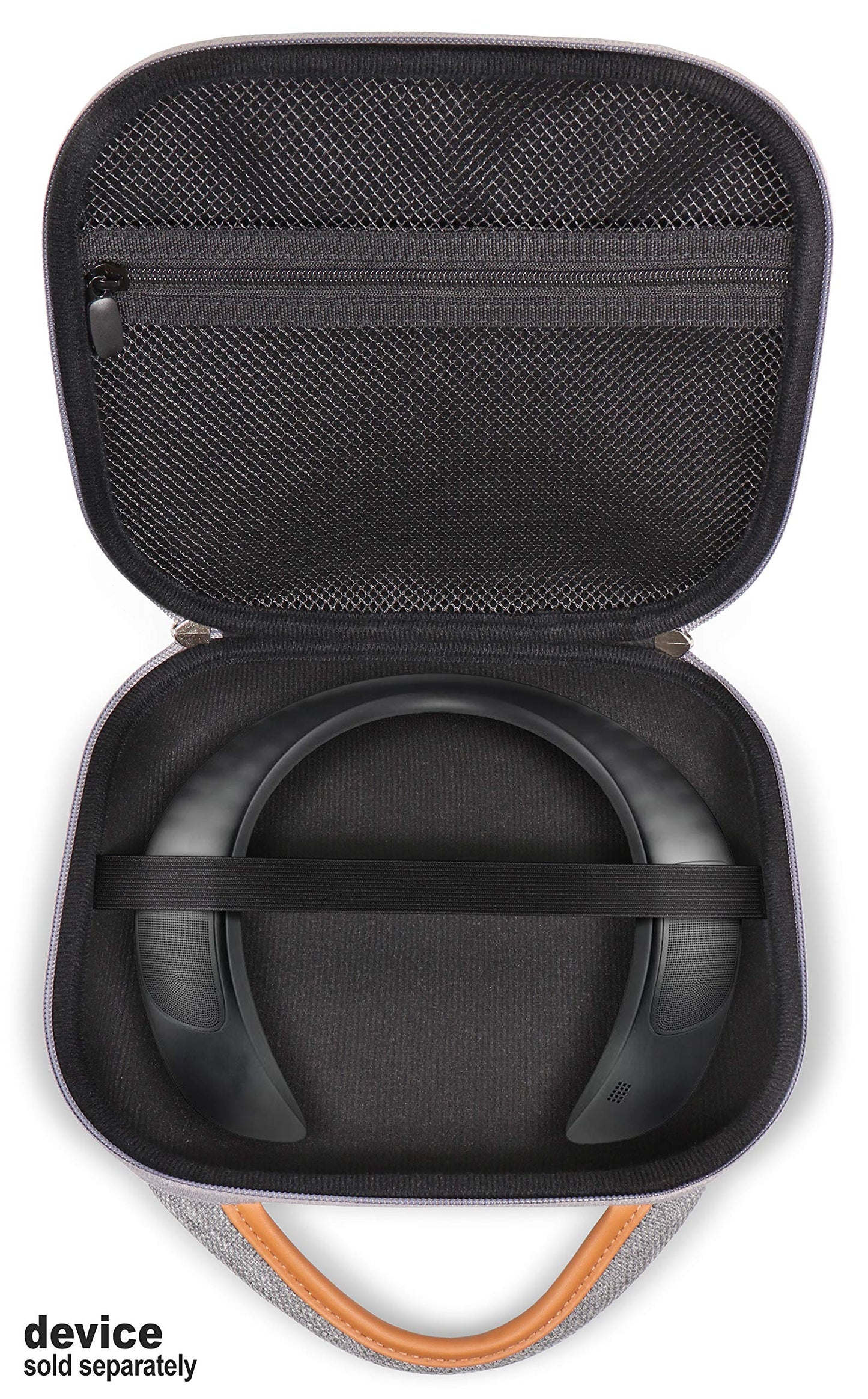 Protective Case for Bose Soundwear Companion Wireless Wearable Speaker by WGear, Featured Designed with Excellent Protection, Removable Mesh Pocket for Cable and Other accessorie WGear